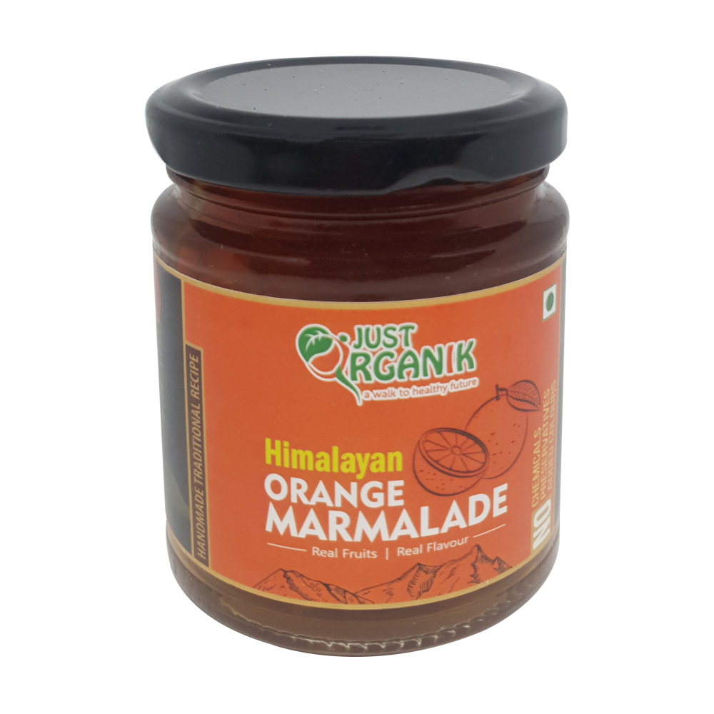 Just Organik Orange Marmalade 480g (pack of 2, 2x240)