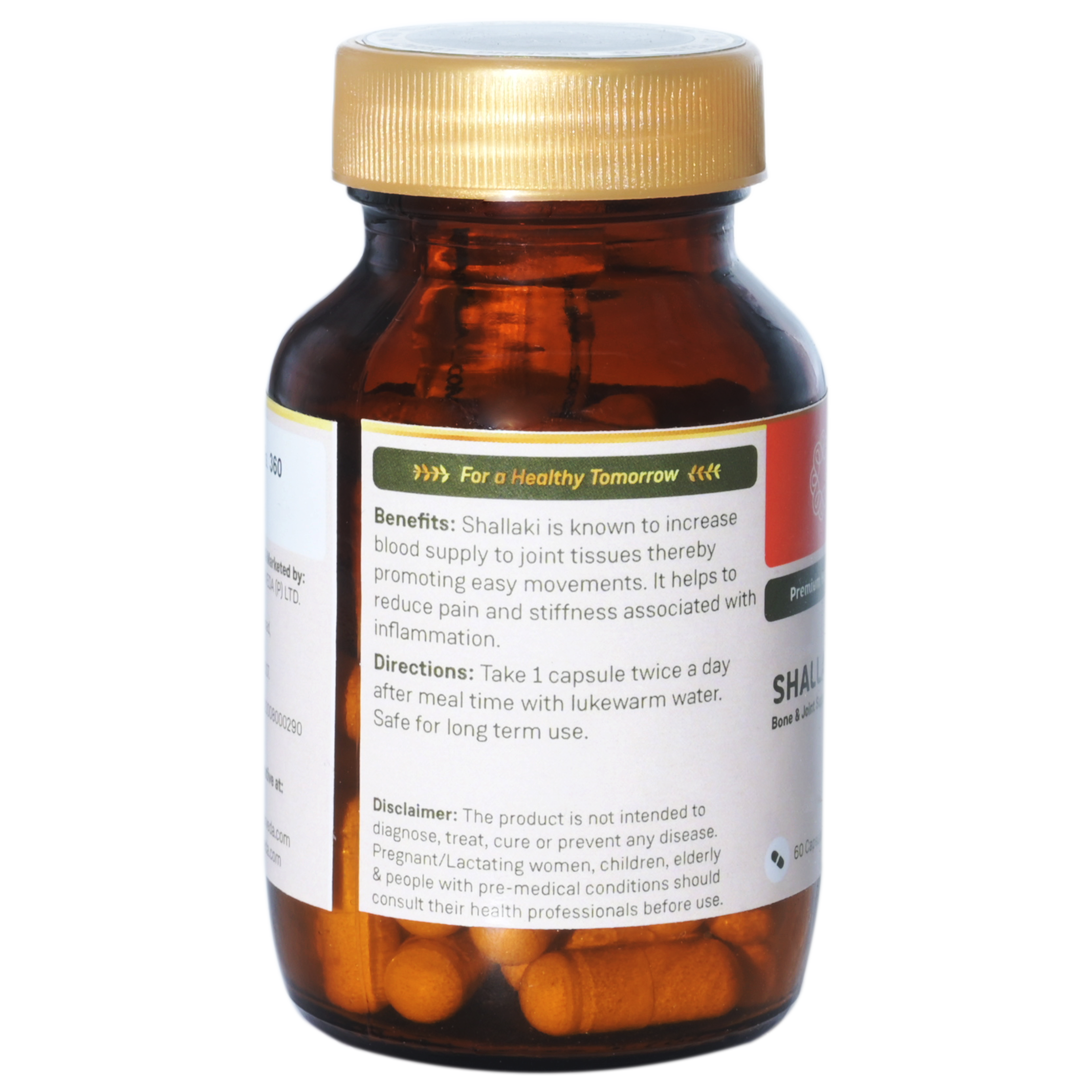 Sitaram Ayurveda Shallaki Capsule 60Nos (Prescription Medication)