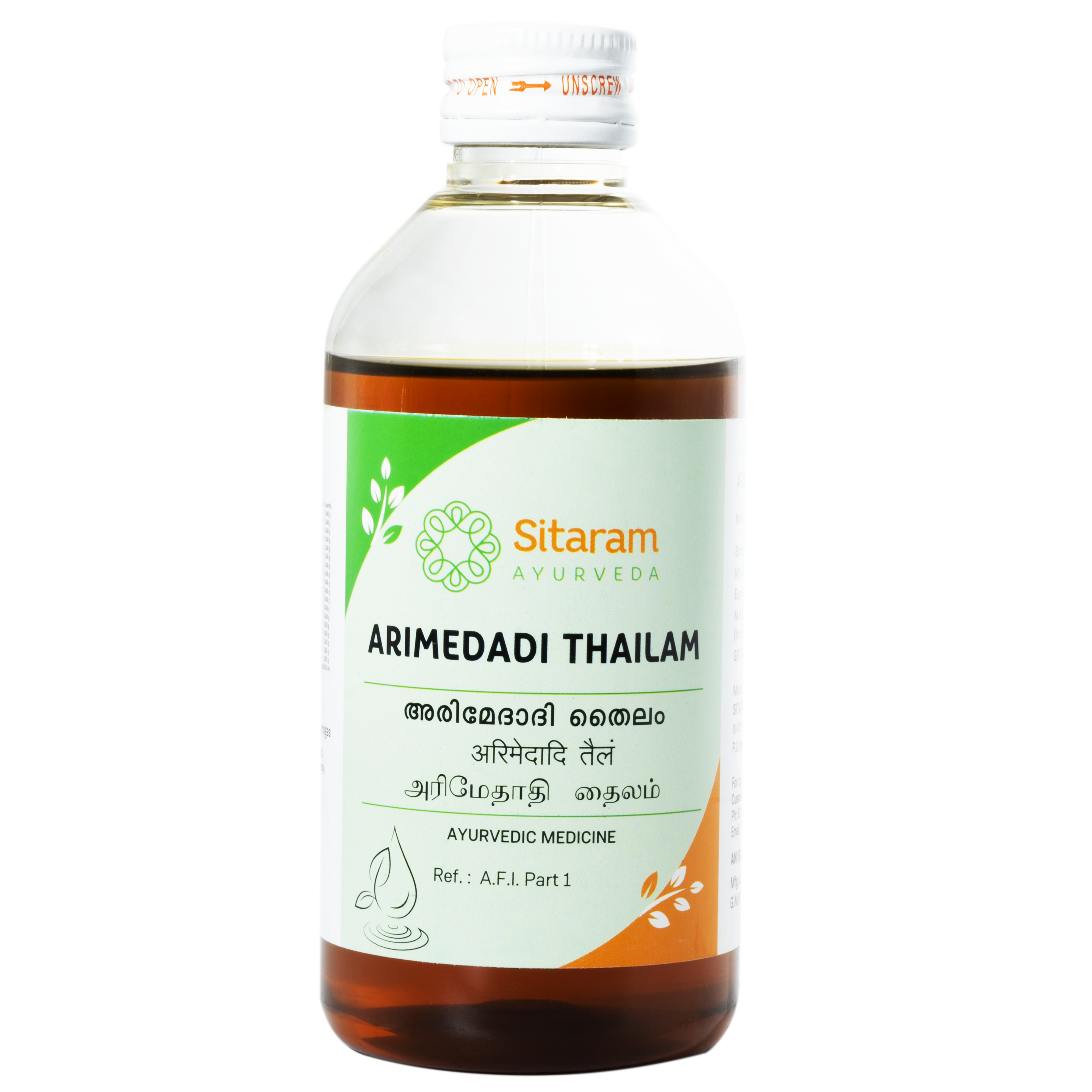 Sitaram Ayurveda Arimedadi Thailam 200 Ml - Pack of 3 (Prescription Medication)