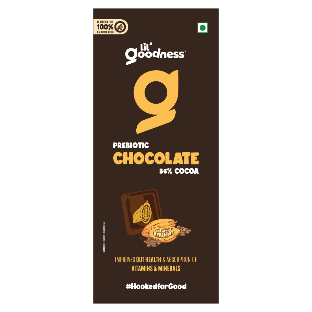 Lil'Goodness Prebiotic Dark Chocolate- 13g Pack of 20