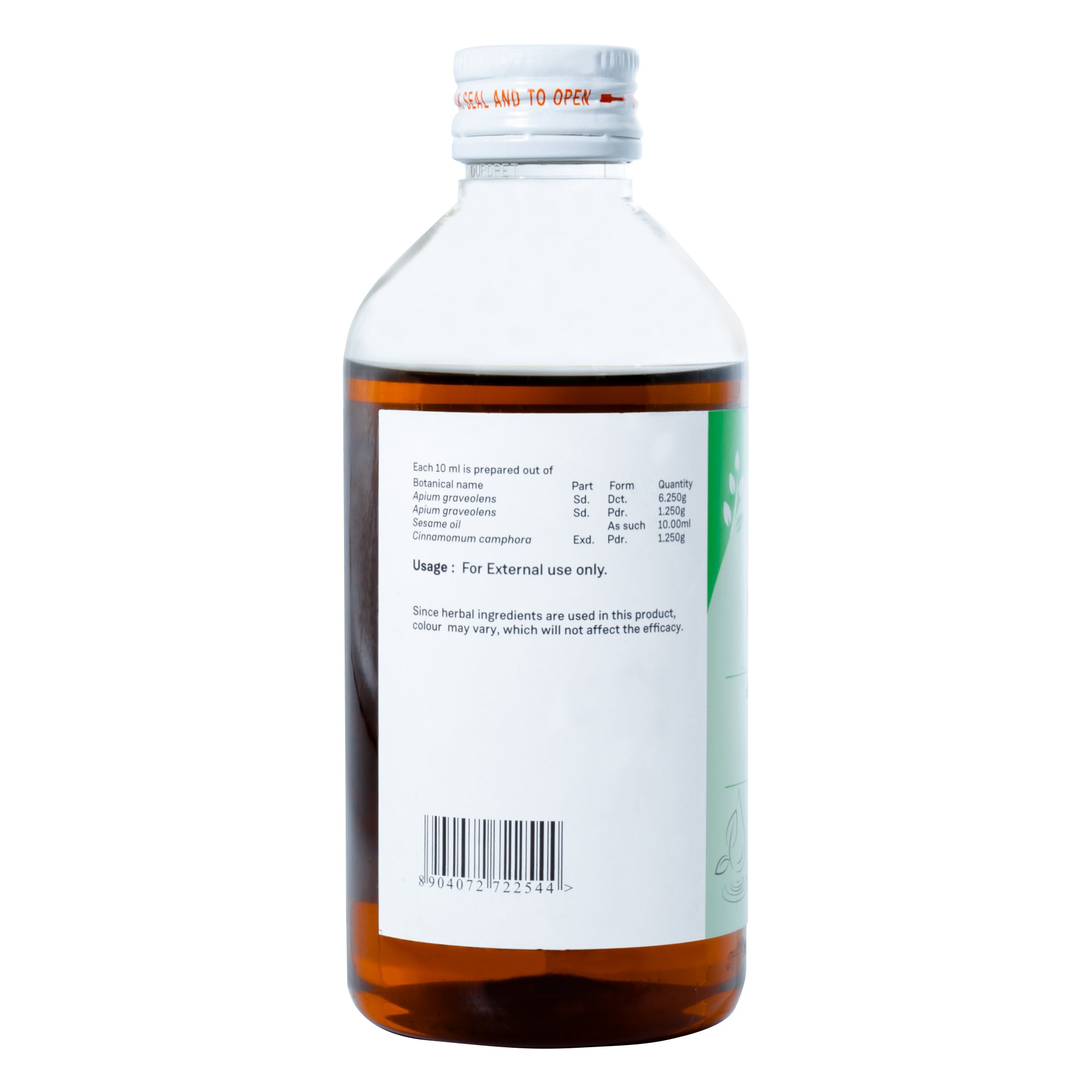 Sitaram Ayurveda Karpooradi Thailam 200 Ml - Pack of 2 (Prescription Medication)