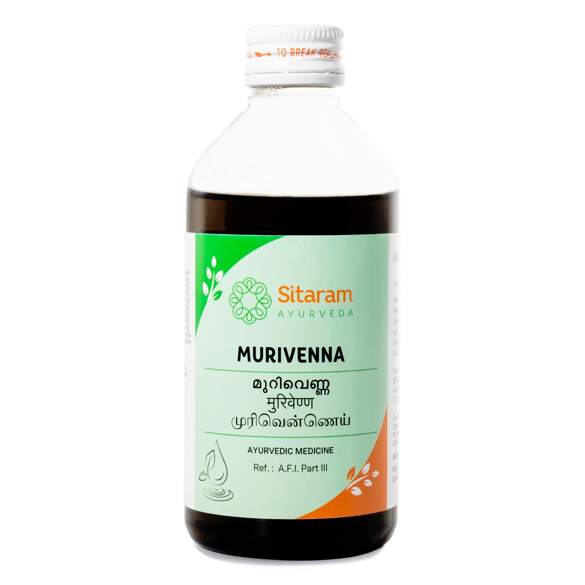 Sitaram Ayurveda Murivenna Oil 200 Ml (Prescription Medication)