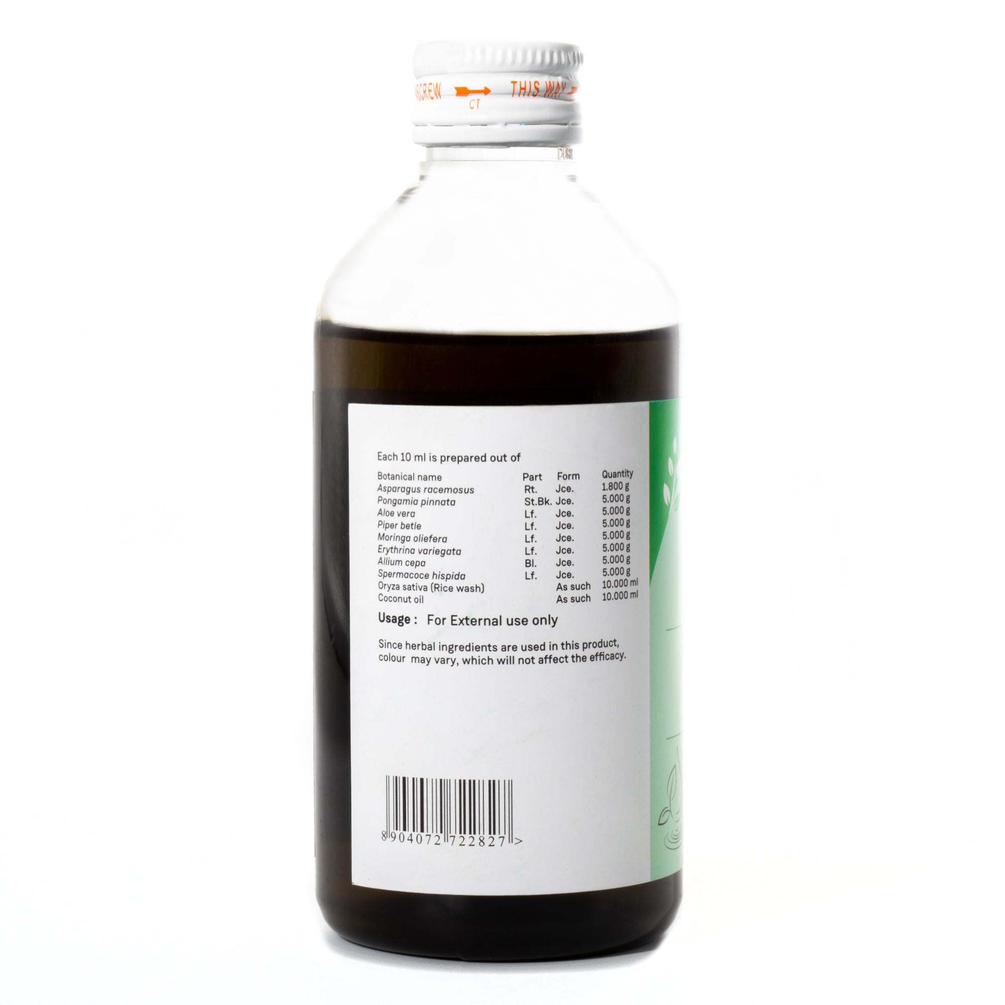 Sitaram Ayurveda Murivenna Oil 200 Ml (Prescription Medication)