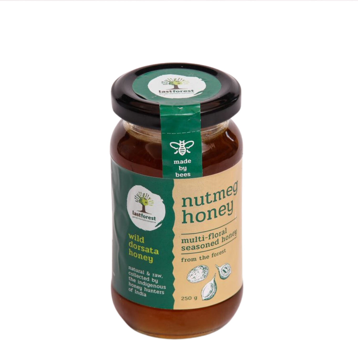 Last Forest Nutmeg Spiced Wild Honey 250gms