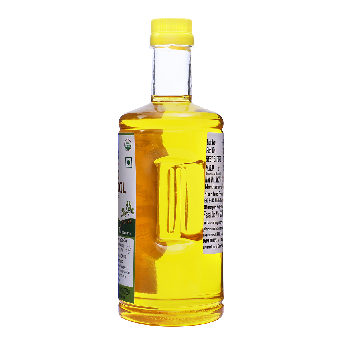 Just Organik Organic Groundnut Oil 1L