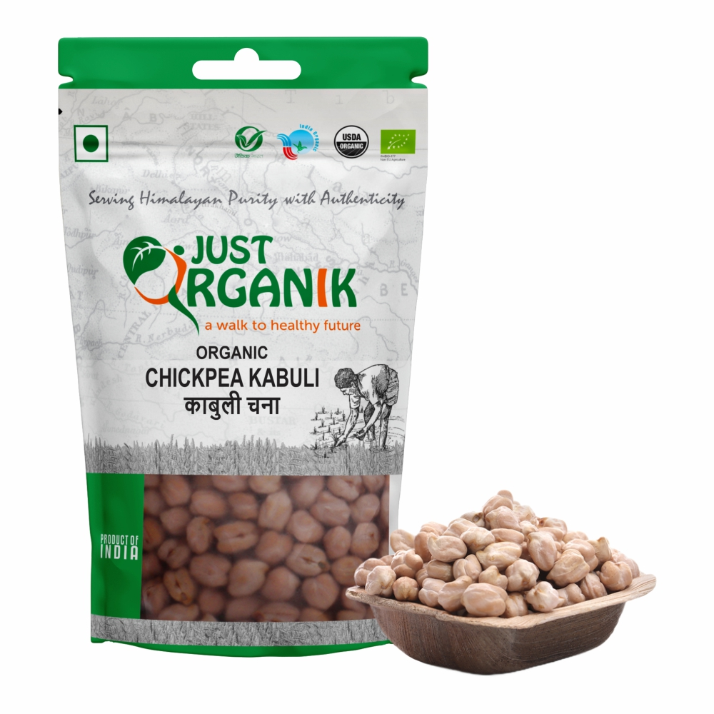 Just Organik Organic Chickpea Kabuli 1 kg