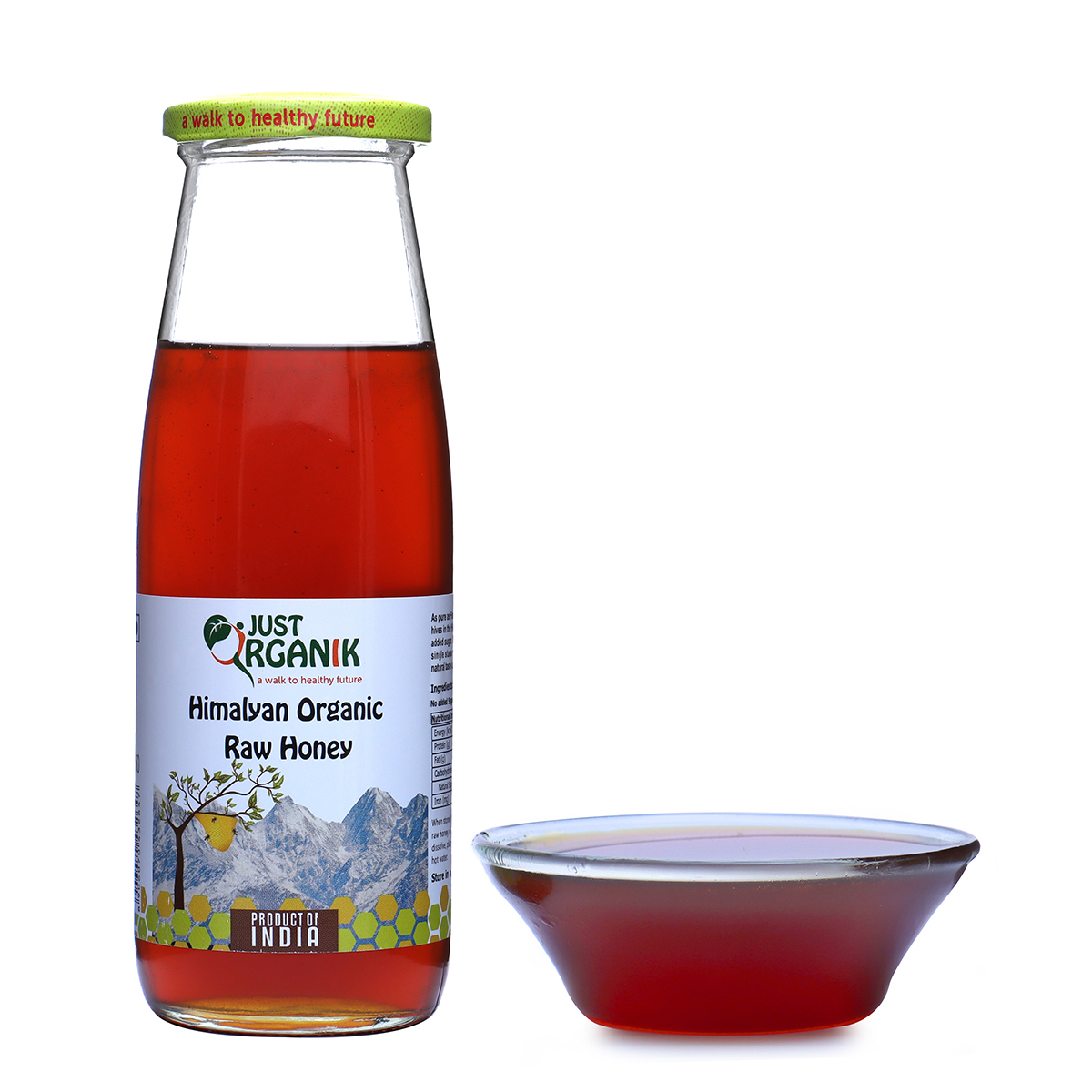 Just Organik Organic Honey - Raw Forest 500ml