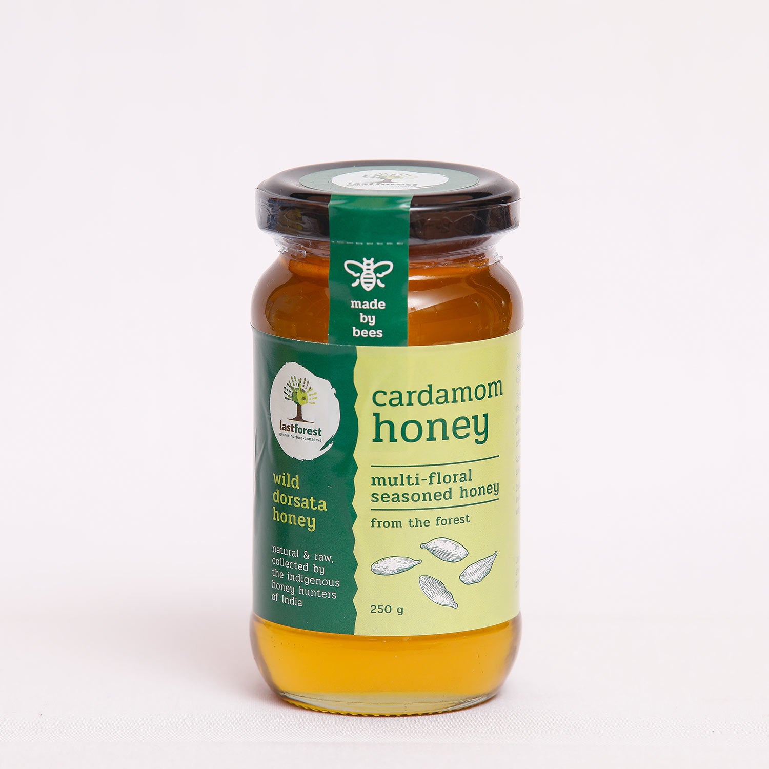 Last Forest Cardamom Spiced Wild Honey 250gms