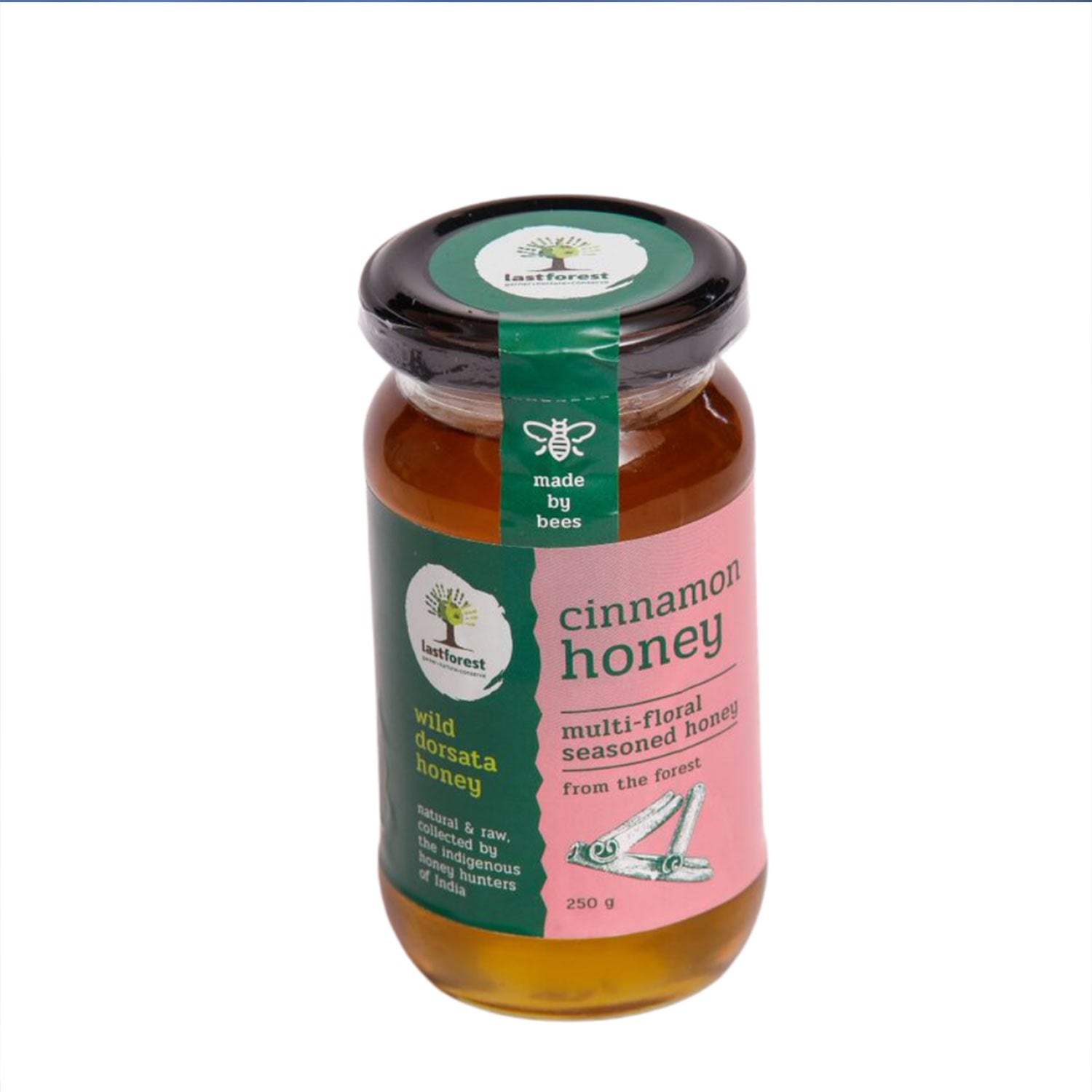 Last Forest Cinnamon Spiced Wild Honey 250gms