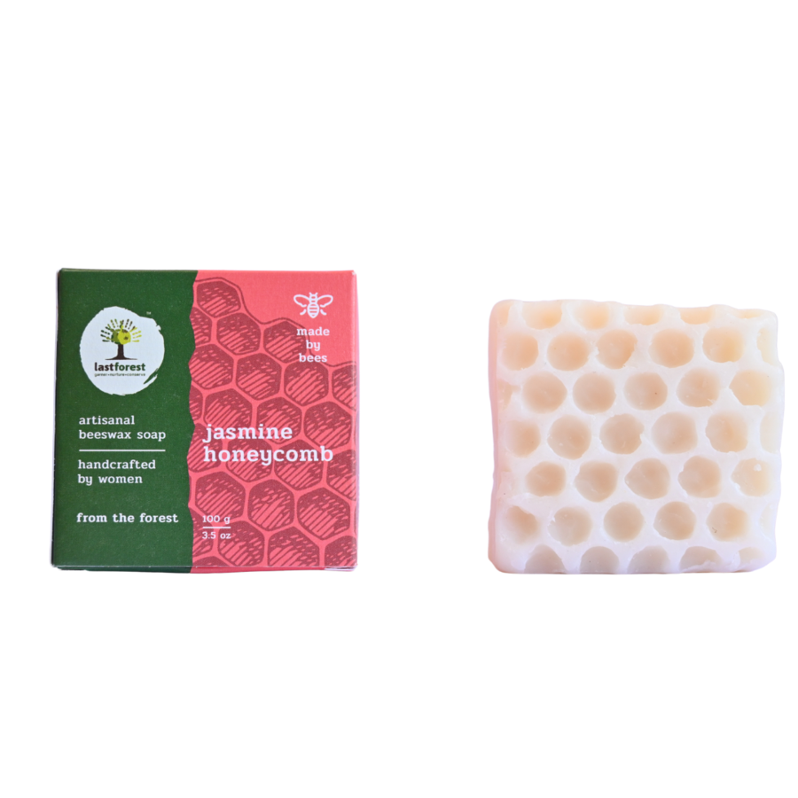 Last Forest Artisanal, Handmade Beeswax Honeycomb Soap 100gms Jasmine