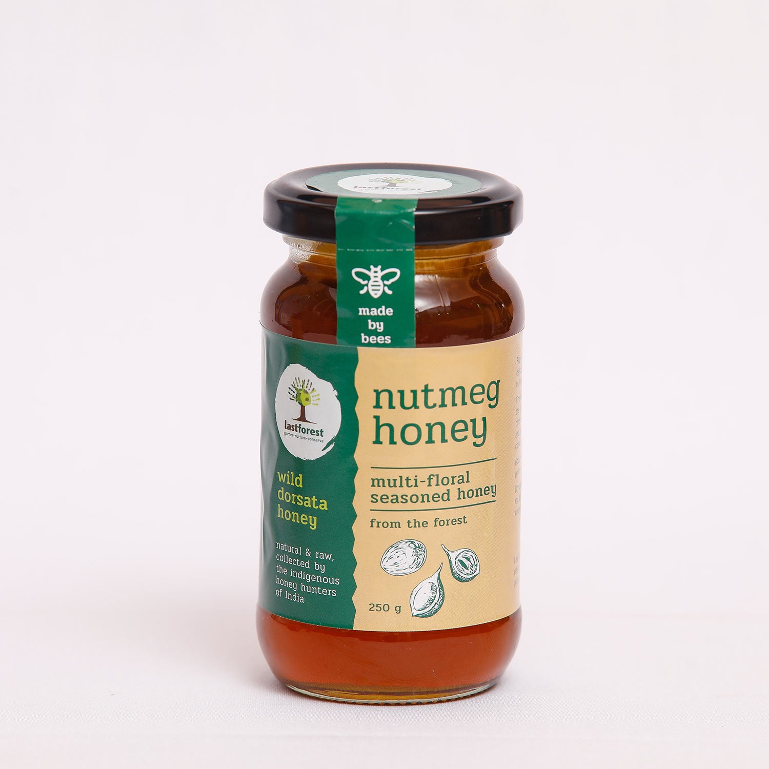 Last Forest Nutmeg Spiced Wild Honey 250gms