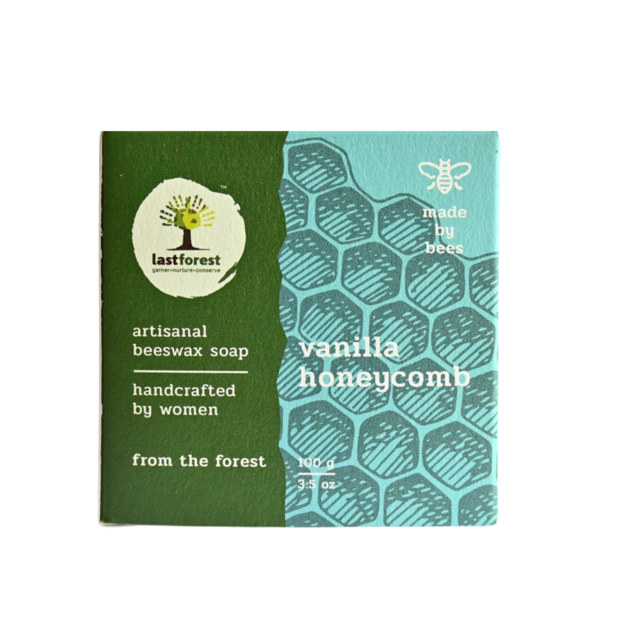Last Forest Artisanal, Handmade Beeswax Honeycomb Soap 100gms Vanilla