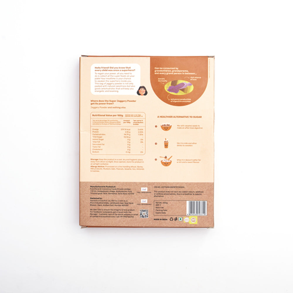 Conscious Food Super Jaggery Powder 200g