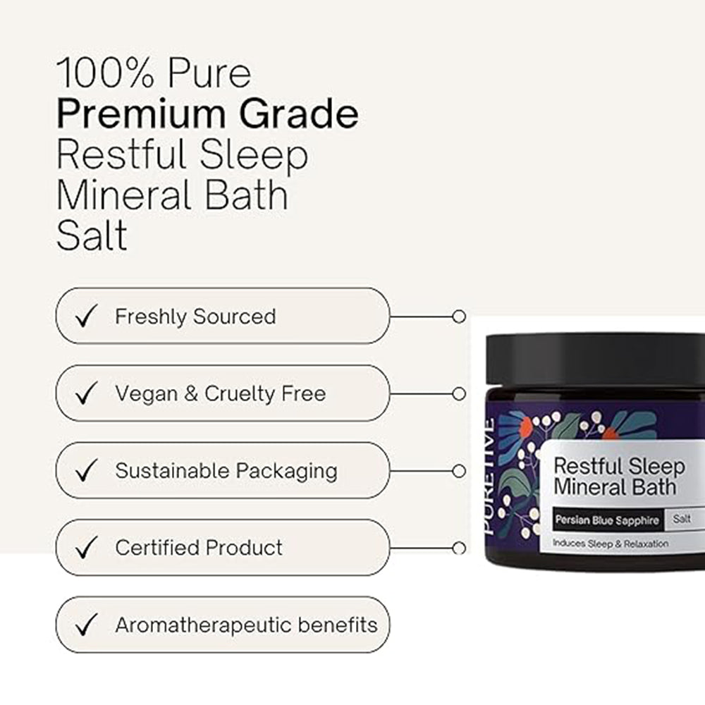Puretive Botanics Restful Sleep Therapeutic Bath - Relaxation Salts