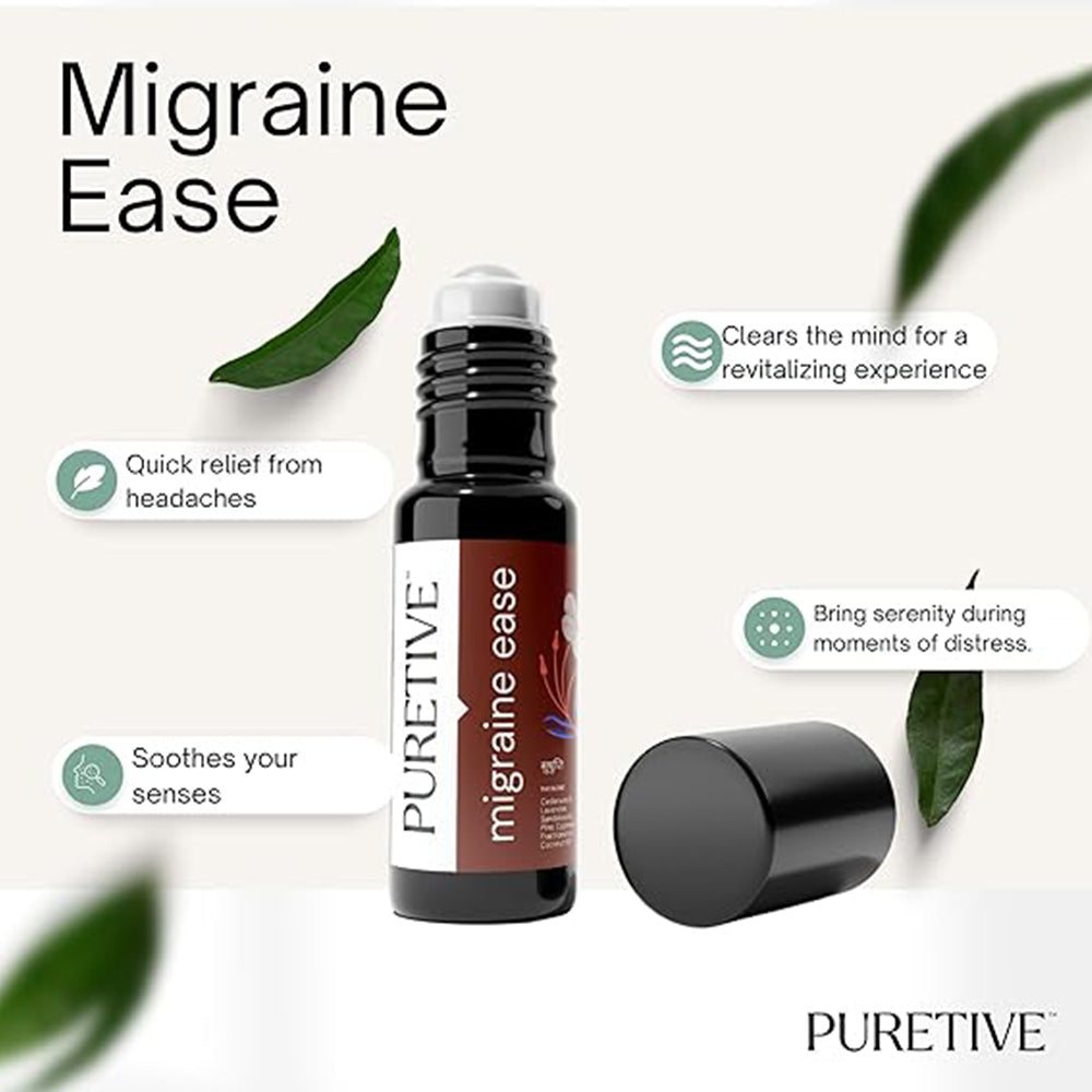 Puretive Botanics Migraine Ease - Migraine Relief Roll on