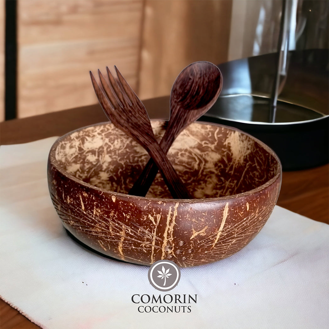 Comorin Coconuts Palm Leaves Coconut Bowl 500ml