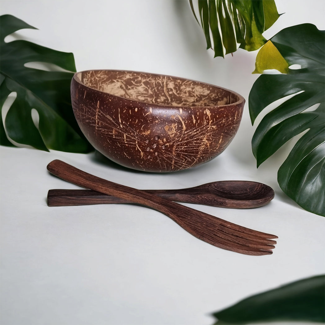 Comorin Coconuts Palm Leaves Coconut Bowl 500ml