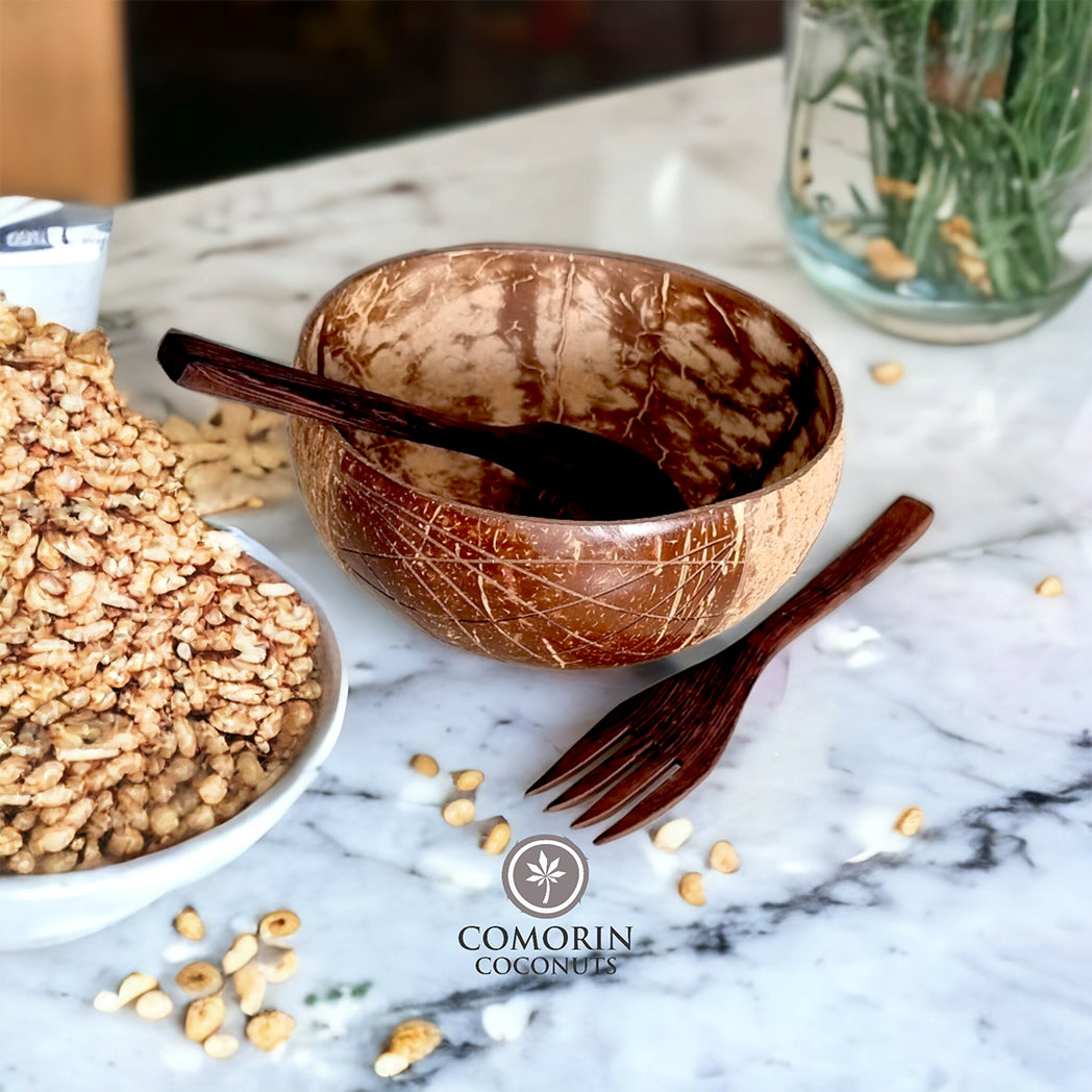 Comorin Coconuts Waves Coconut Bowl 500ml