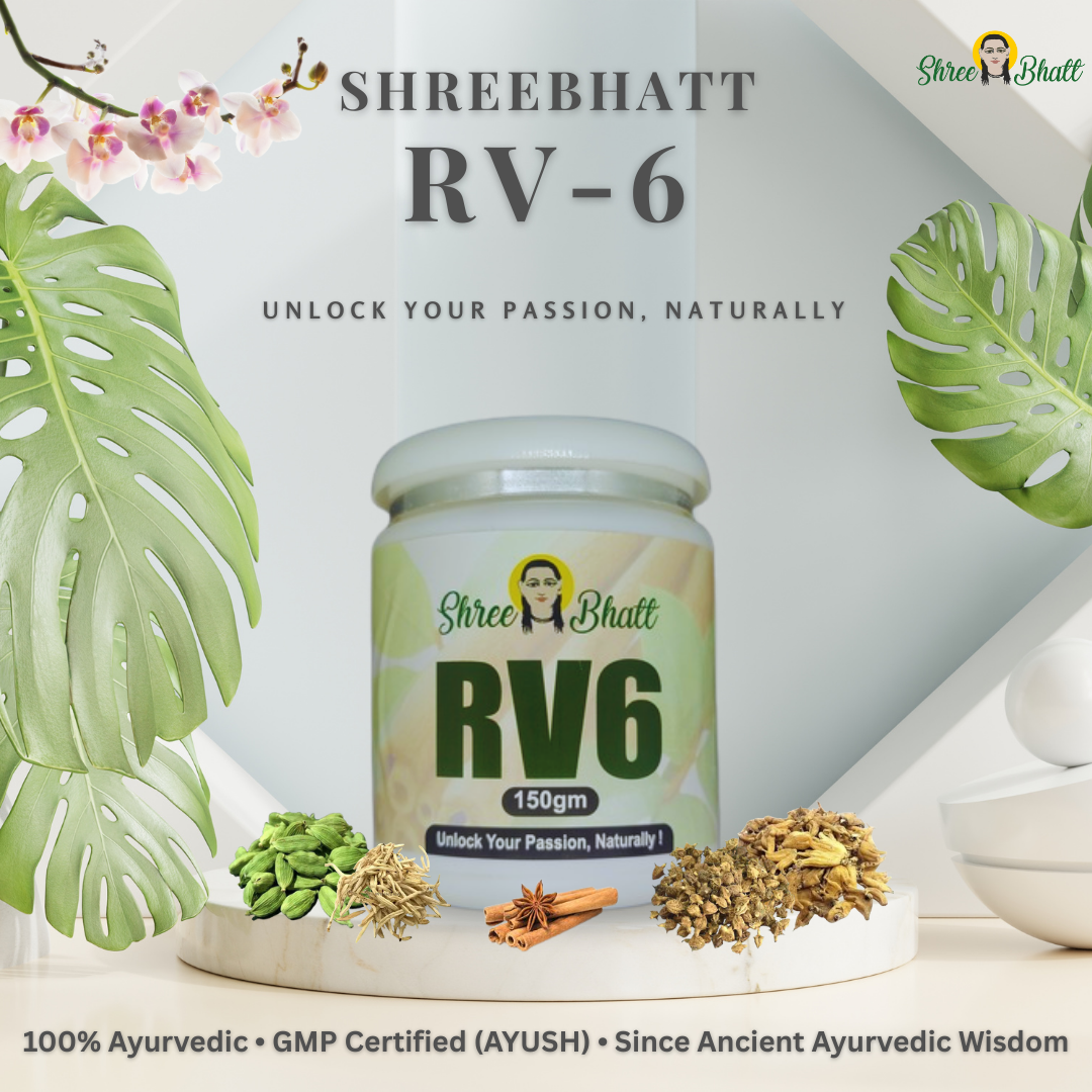 ShreeBhatt RV-6 Vitality & Energy Formula for Men 150 Gm