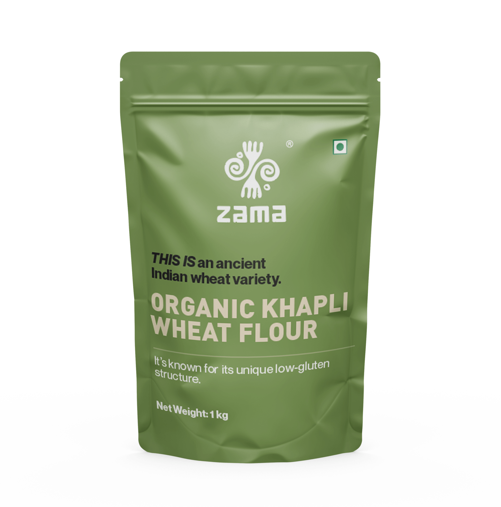 Zama Organics Khapli Wheat Flour 1Kg