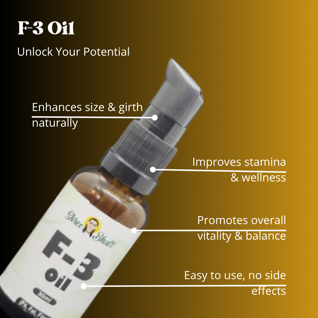 ShreeBhatt F-3 (Fit, Fat, Fine) Massage Oil, 30 ml