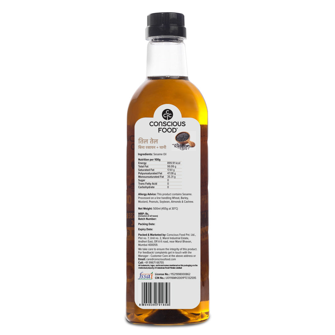 Conscious Food Sesame Oil