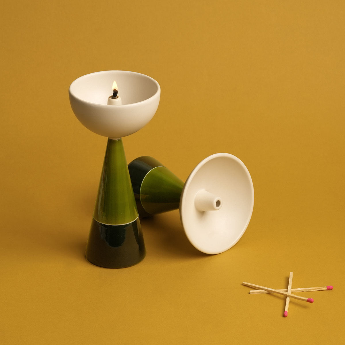 Rayden Urban Tweeter Pop Oil Lamp Small (Block Green)