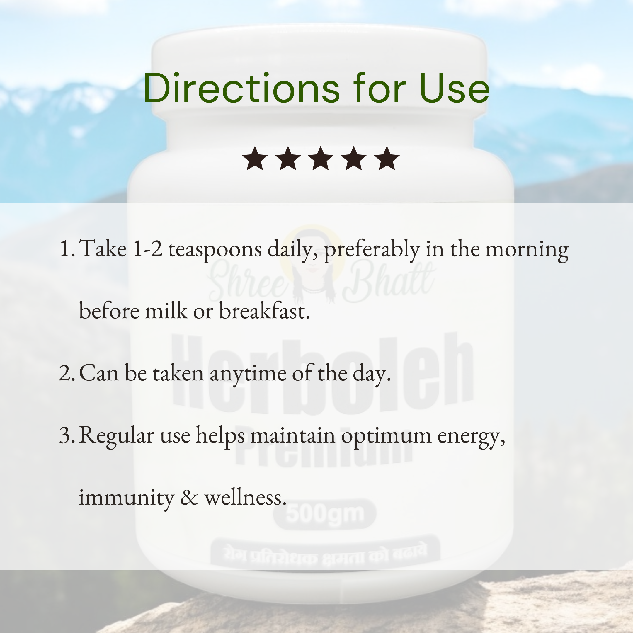 ShreeBhatt Herboleh Premium 500 Gm