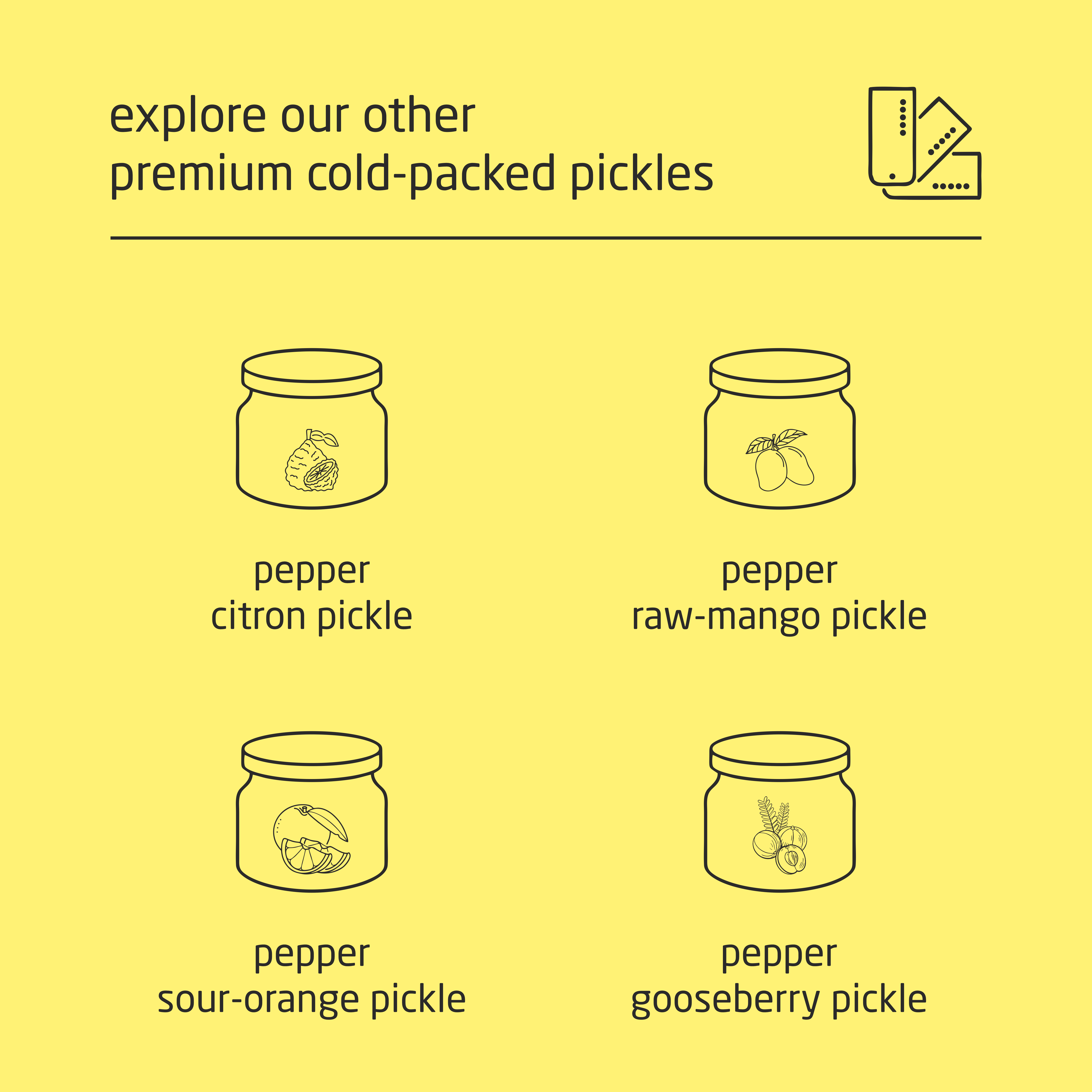 Feel Sattvic Premium Cold-Packed  Pepper Lime Pickle – 185g