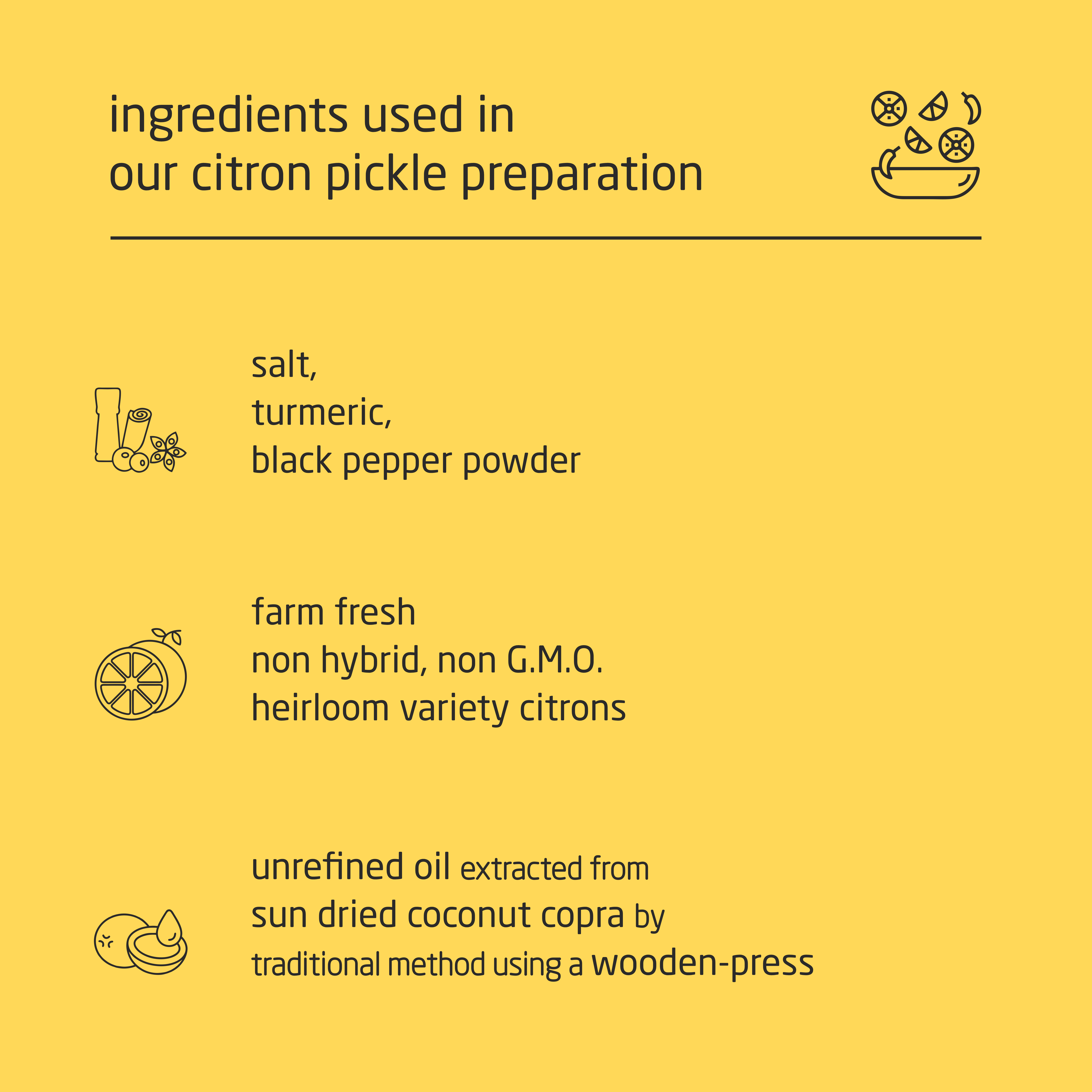 Feel Sattvic Premium Cold-Packed  Pepper Citron Pickle – 185g