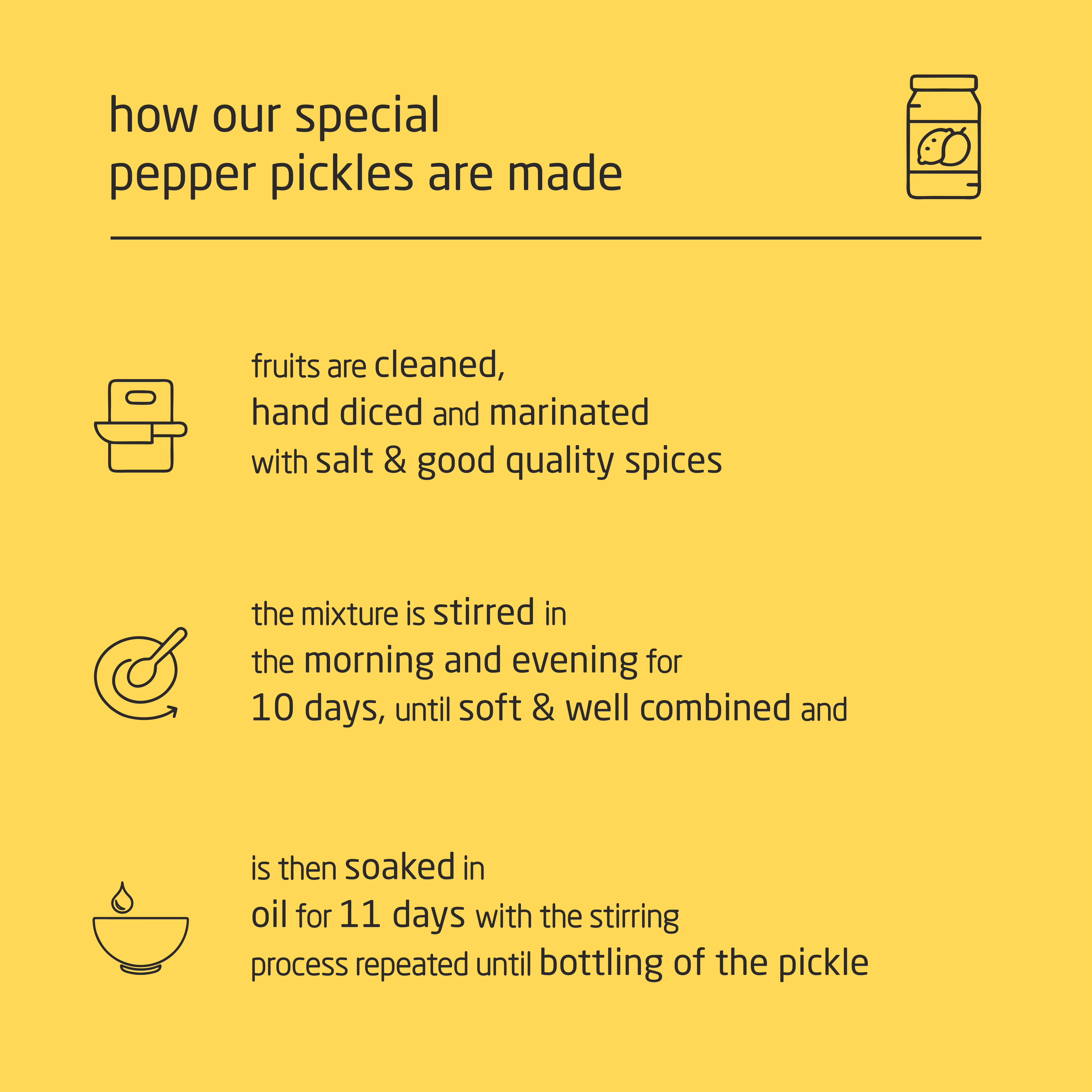 Feel Sattvic Premium Cold-Packed  Pepper Citron Pickle – 185g
