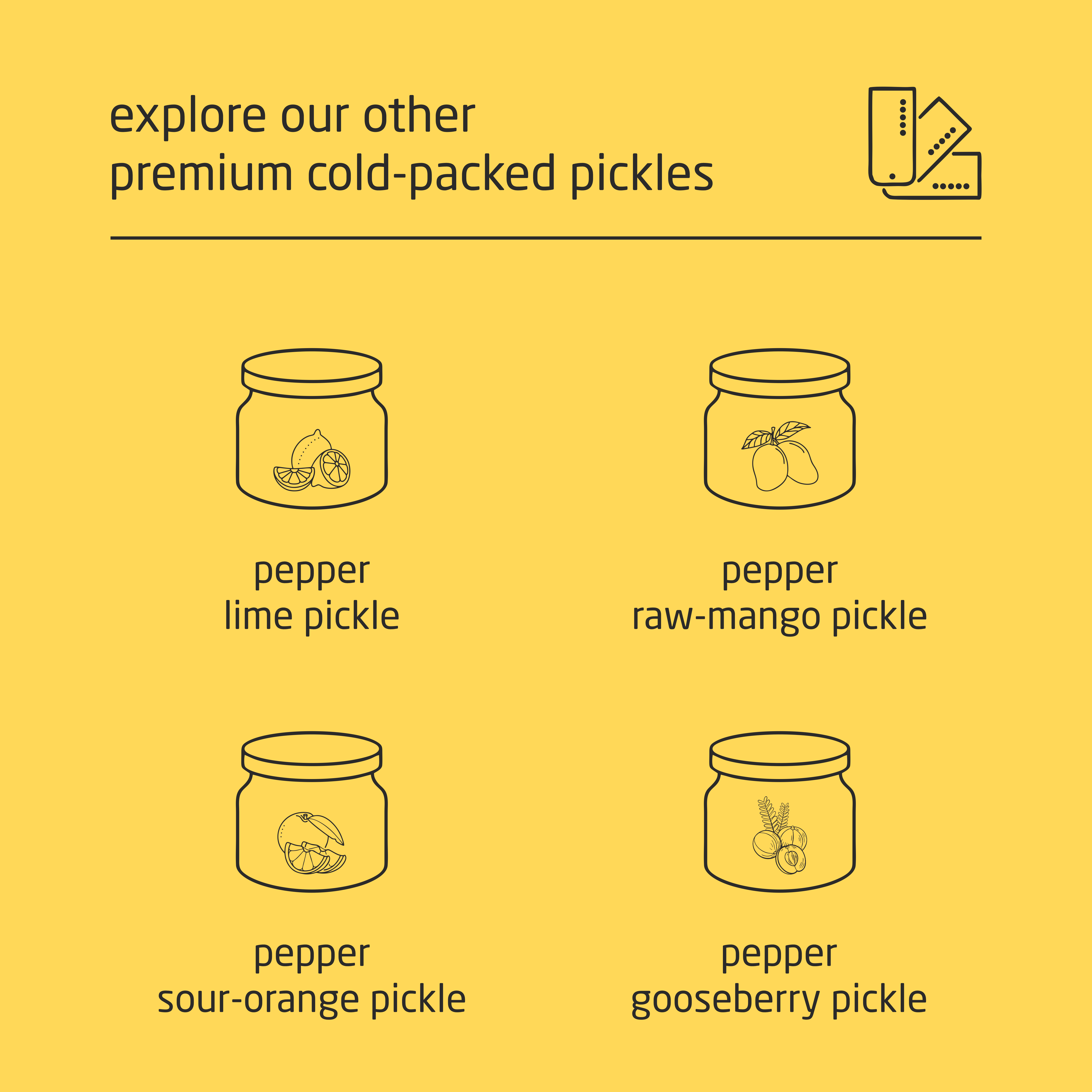 Feel Sattvic Premium Cold-Packed  Pepper Citron Pickle – 185g