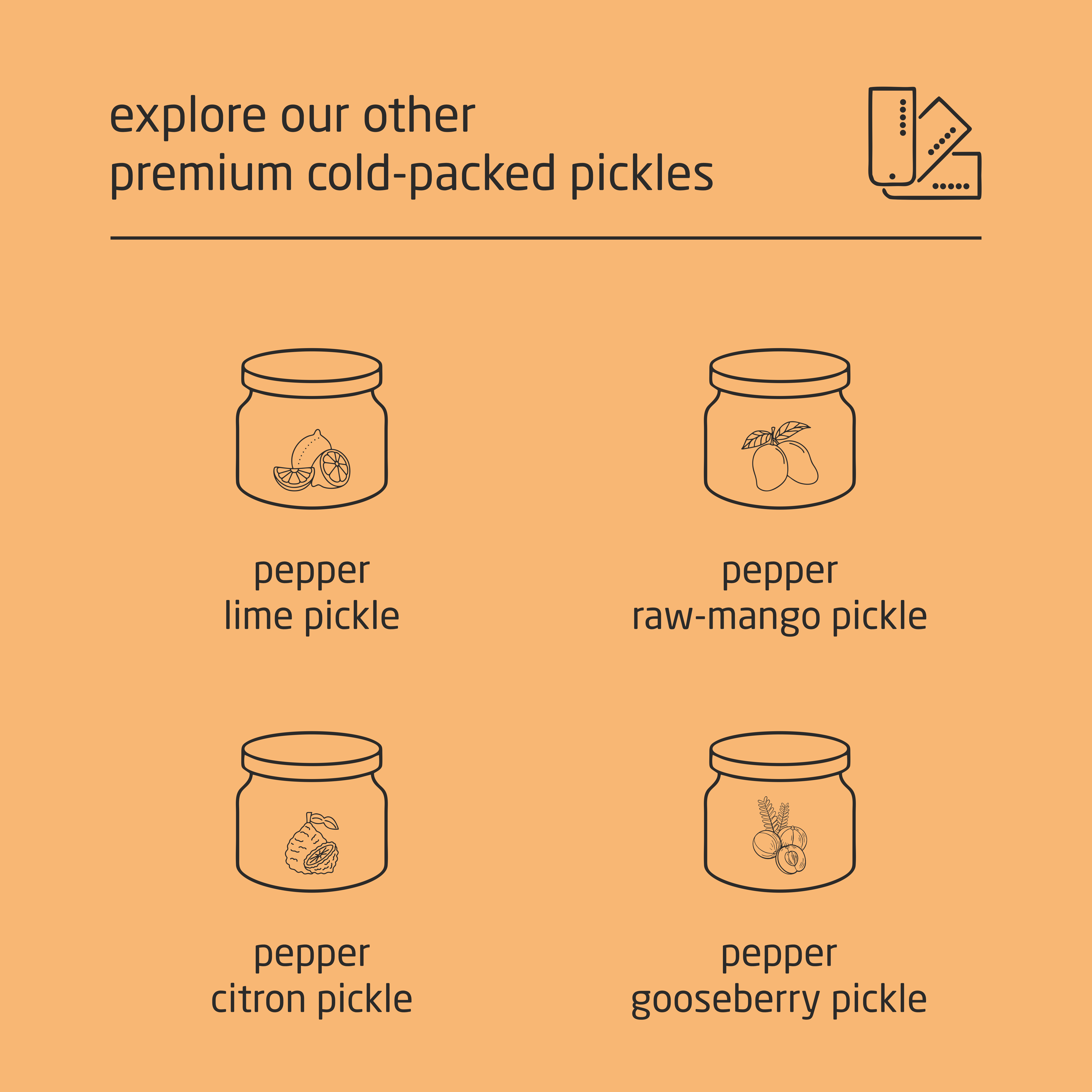 Feel Sattvic Premium Cold-Packed  Pepper Sour-Orange Pickle – 200g