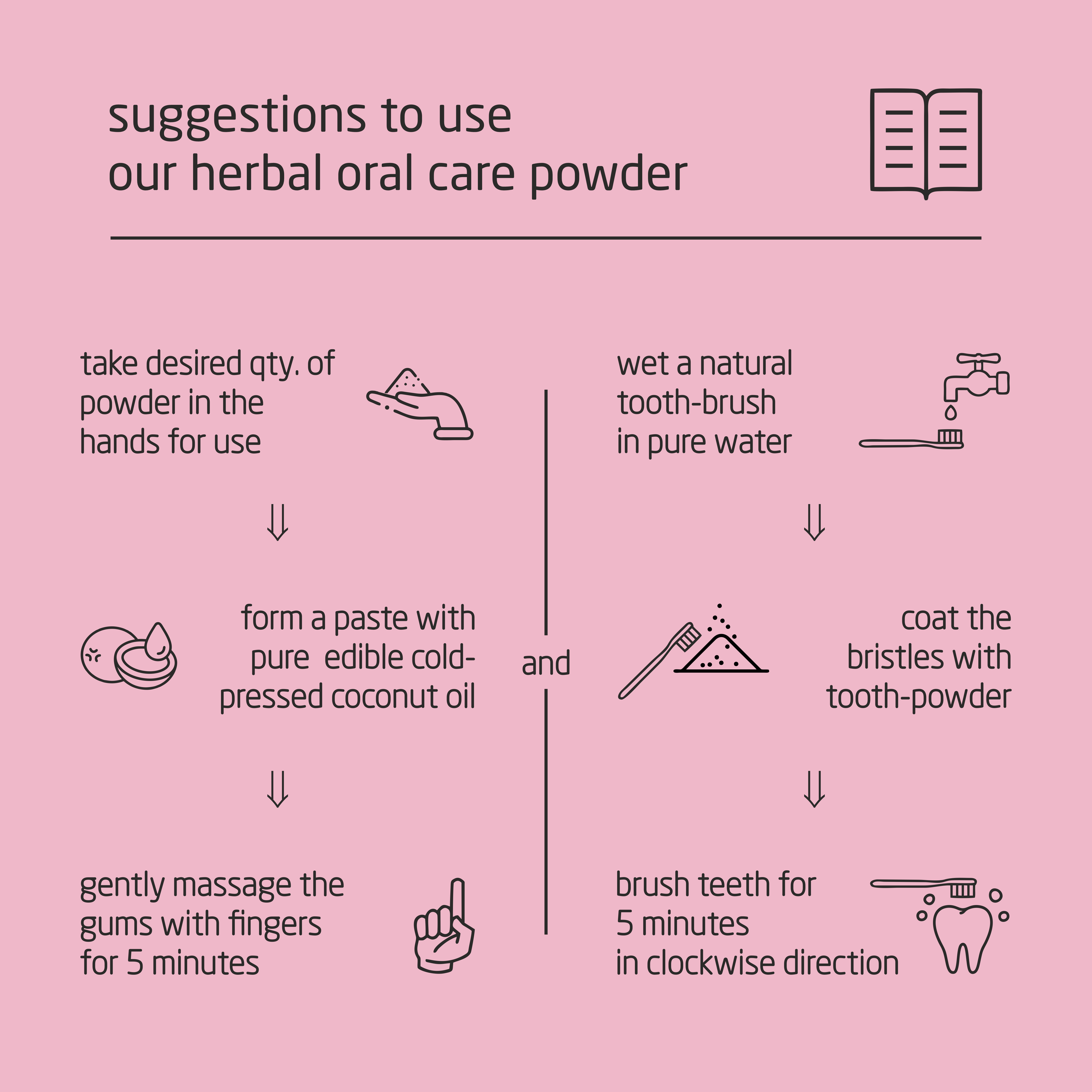 Feel Sattvic  Super-Premium  Herbal Oral Care Powder – 50g