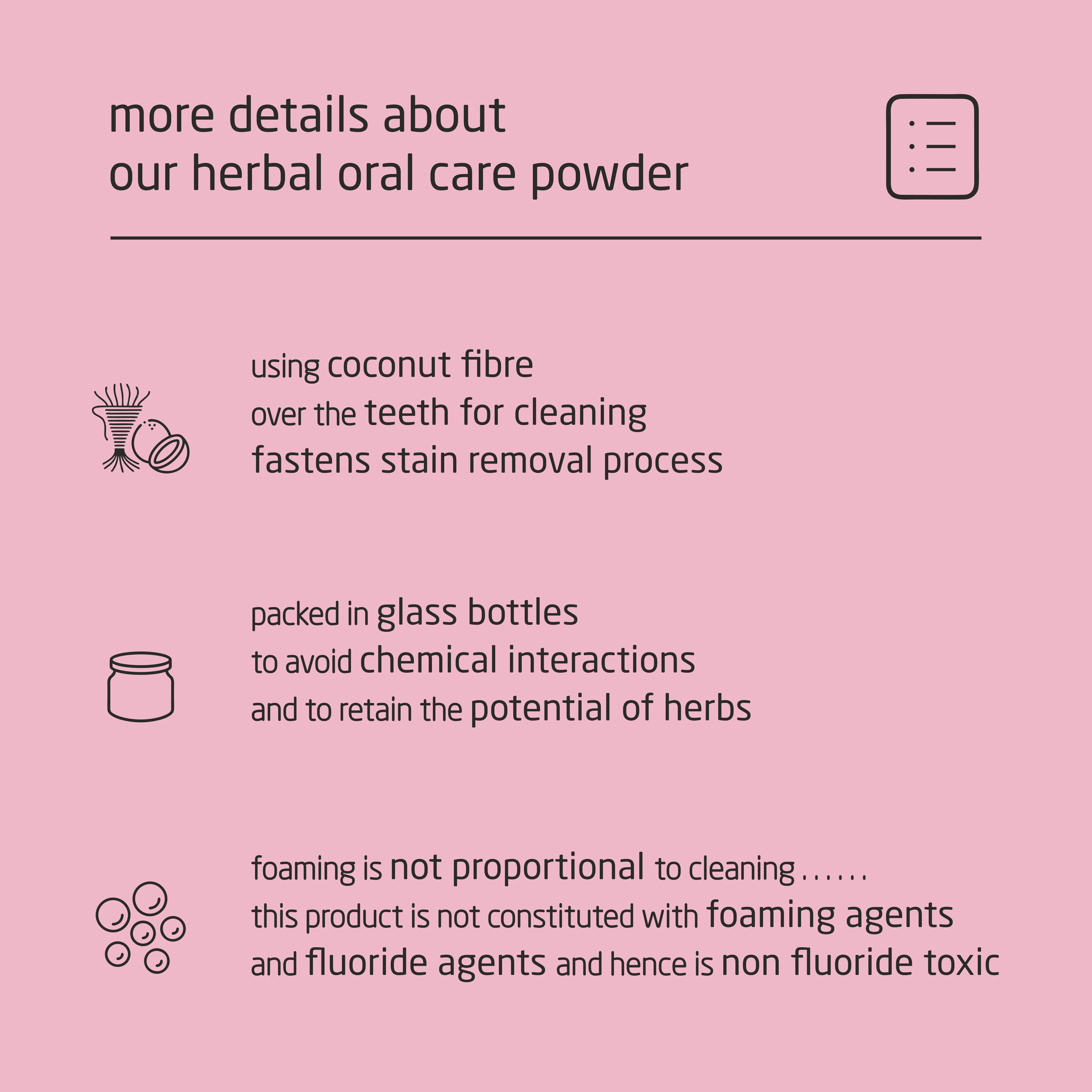 Feel Sattvic  Super-Premium  Herbal Oral Care Powder – 50g