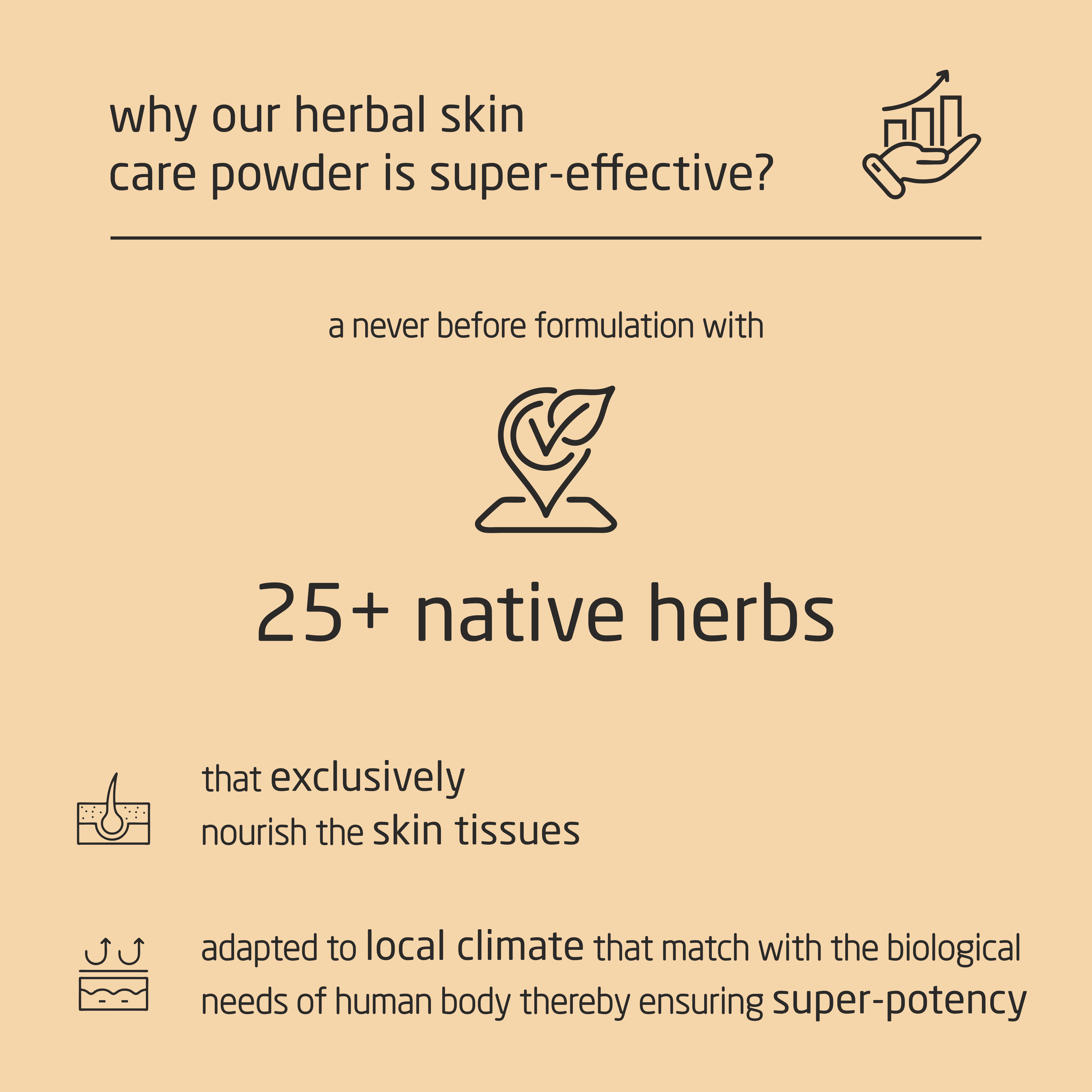 Feel Sattvic Super-Premium  Herbal Skin Care Powder - 100g