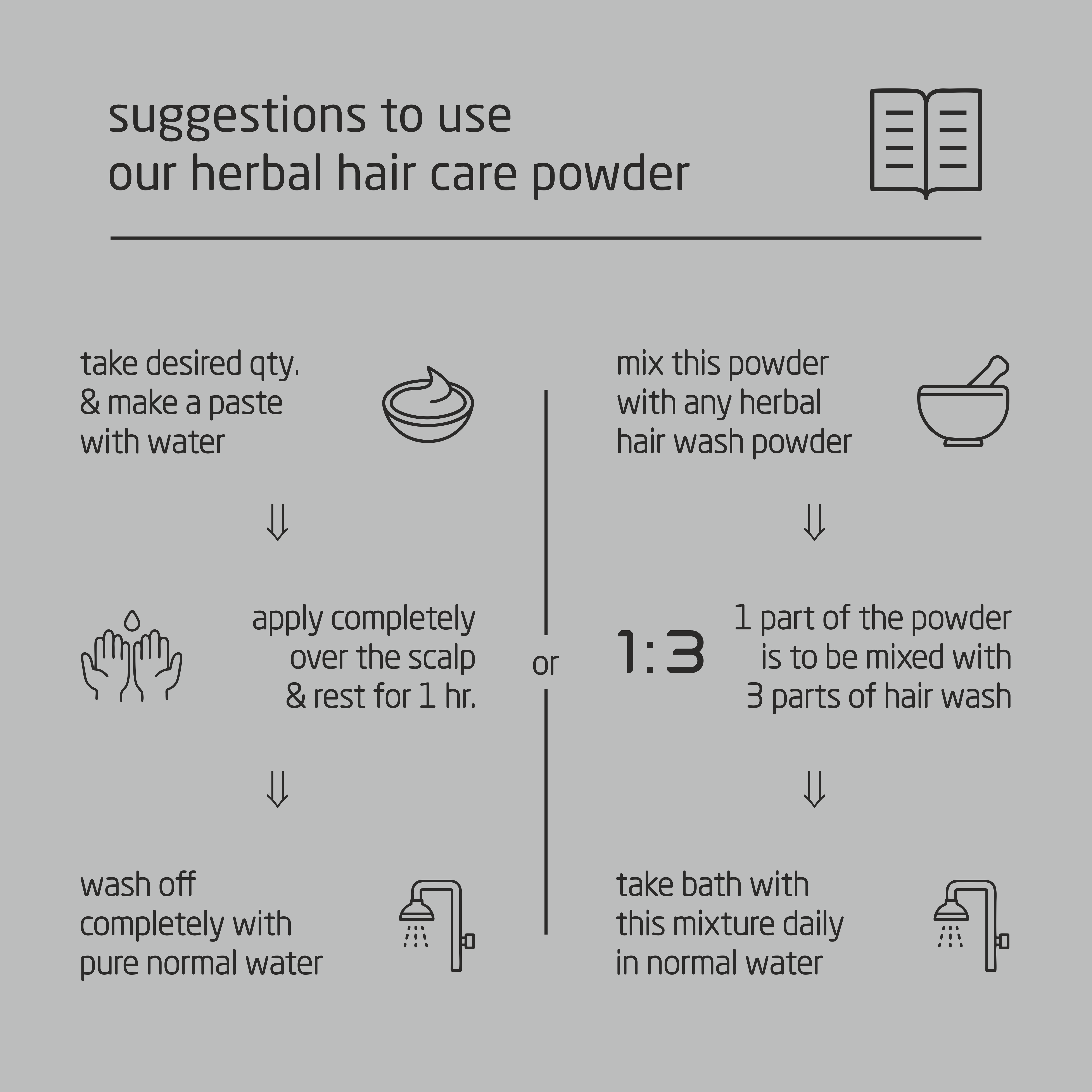 Feel Sattvic Super-Premium Herbal Hair Care Powder - 100g