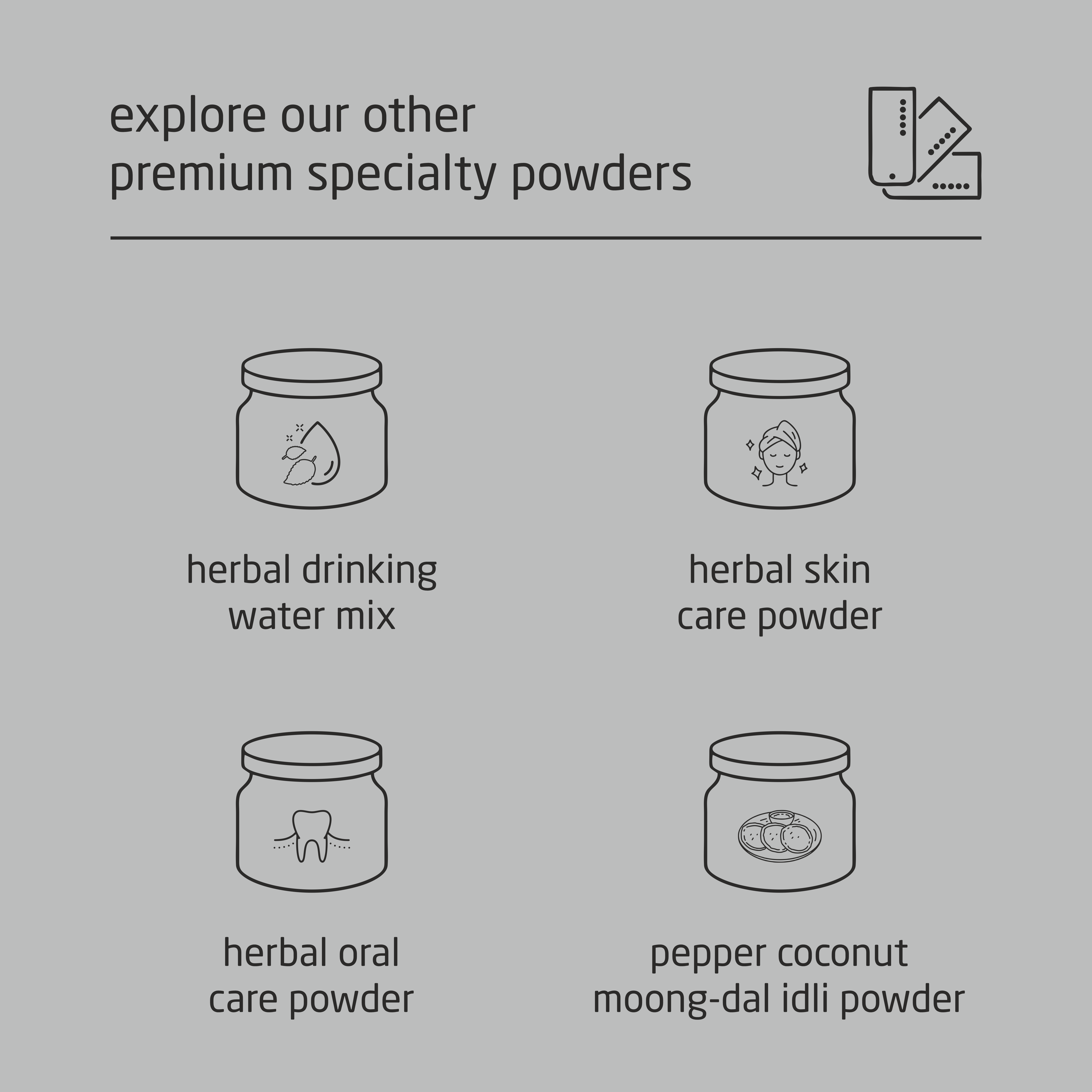 Feel Sattvic Super-Premium Herbal Hair Care Powder - 100g