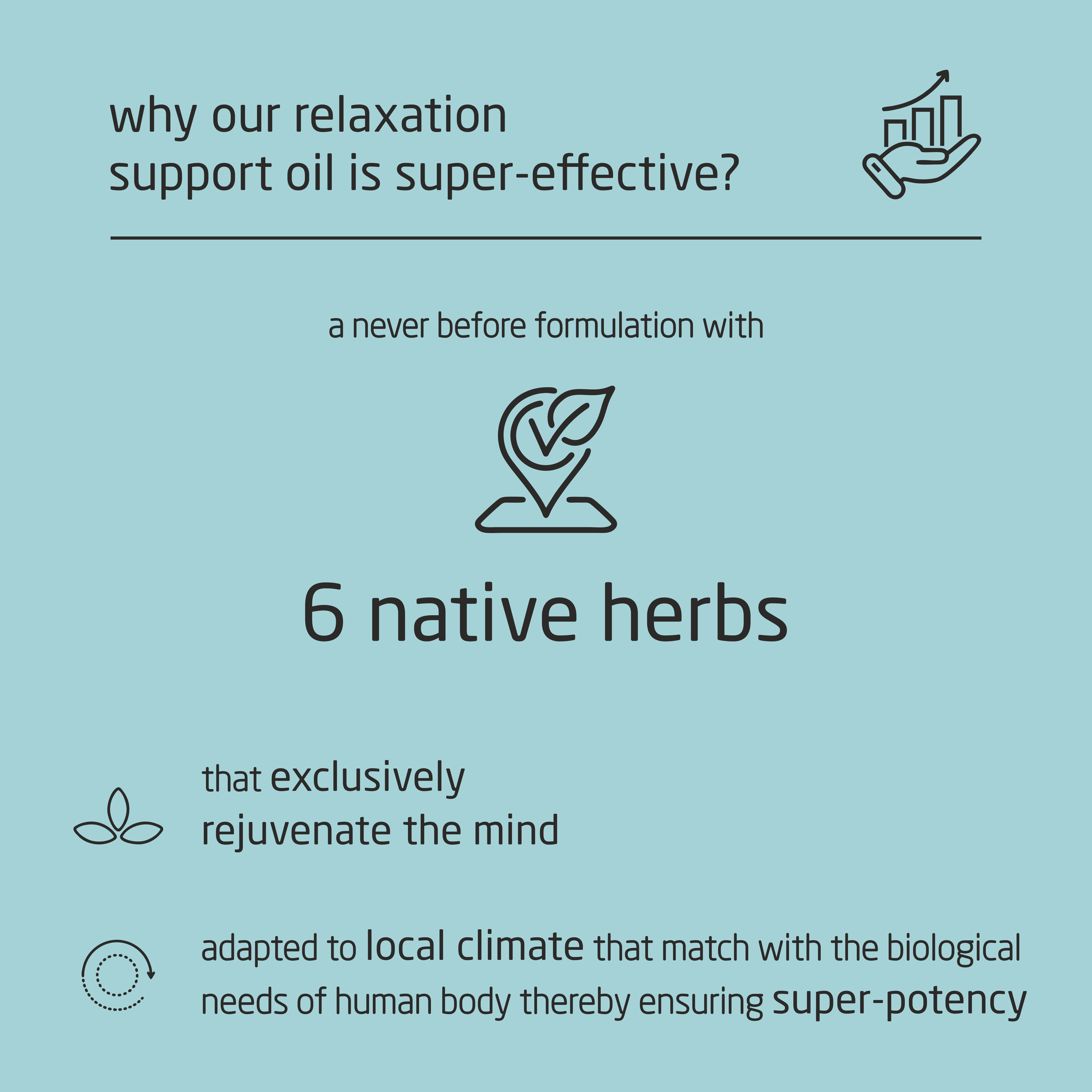 Feel Sattvic Premium Herbal Cold-Infused  Relaxation Support Oil - 100ml