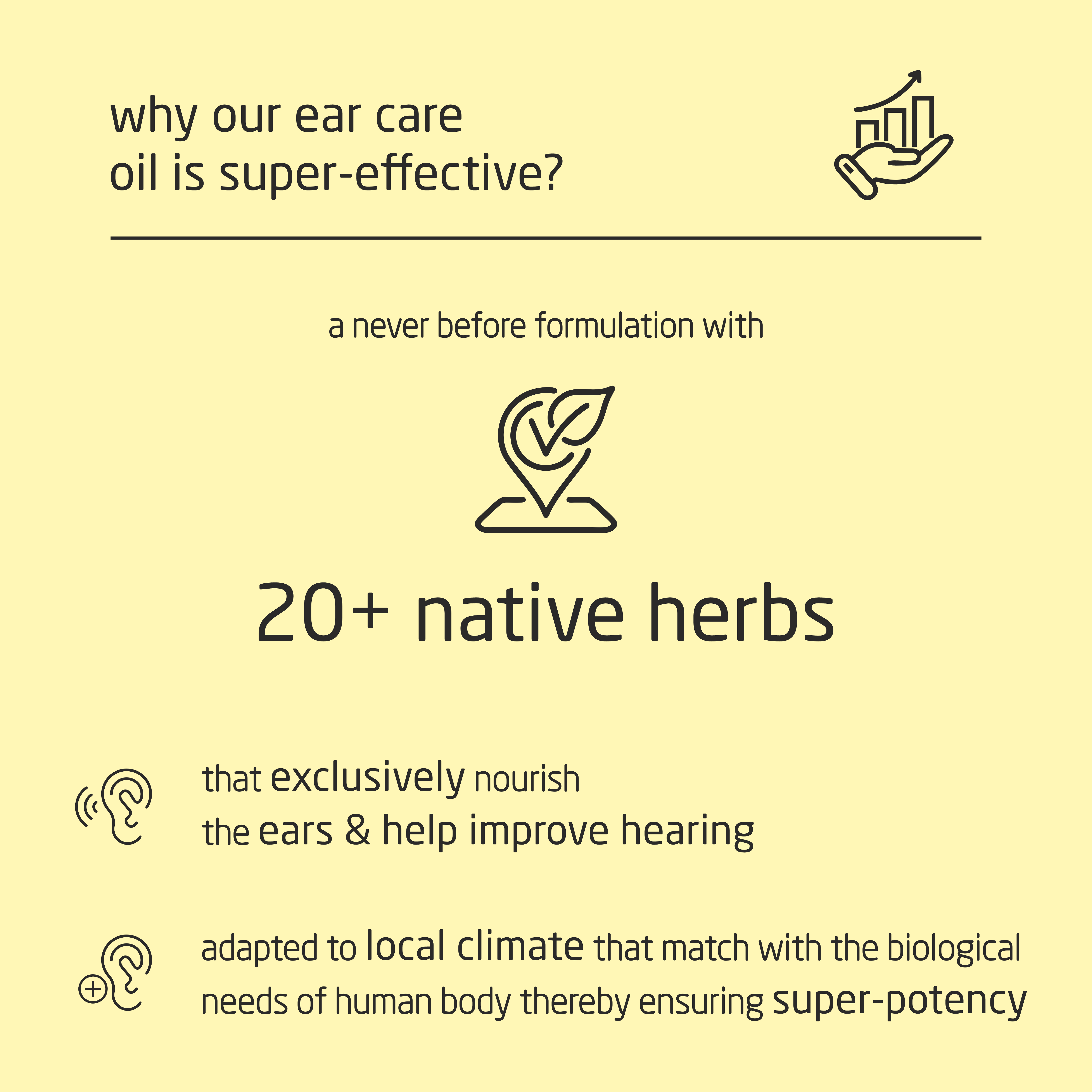 Feel Sattvic Premium Herbal Cold-Infused  Ear Care Oil - 100ml