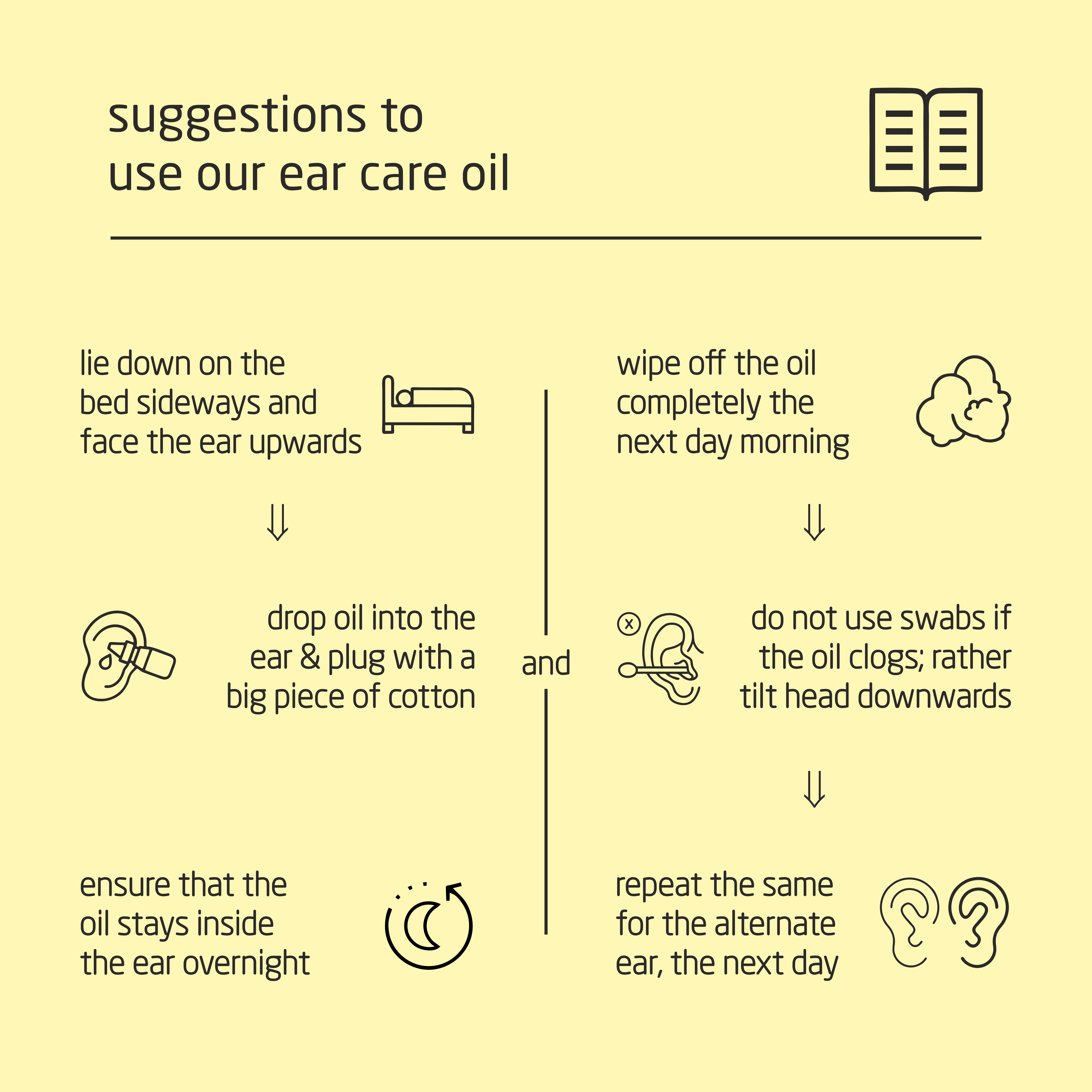 Feel Sattvic Premium Herbal Cold-Infused  Ear Care Oil - 100ml