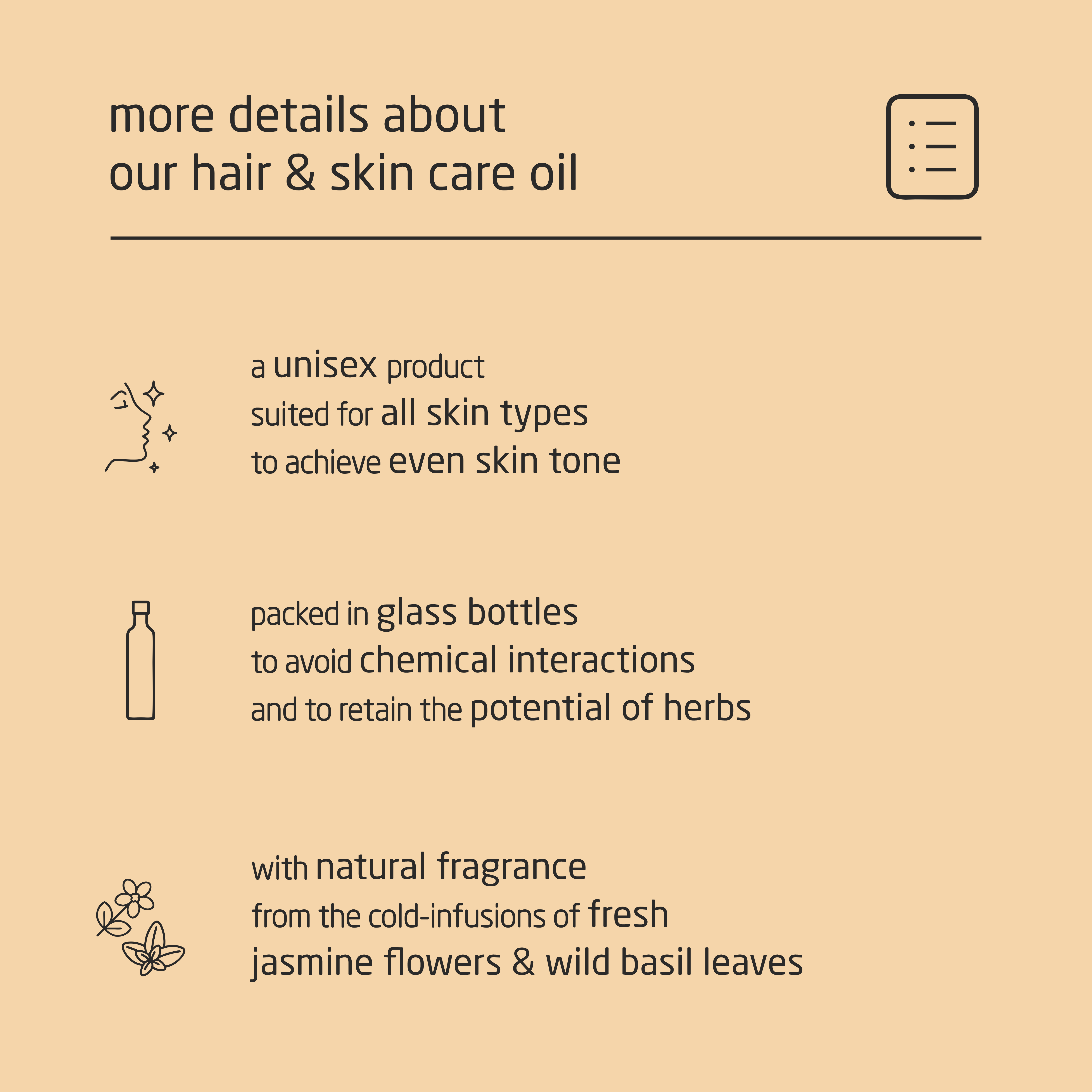 Feel Sattvic Premium Herbal Cold-Infused  Hair & Skin Care Oil - 100ml
