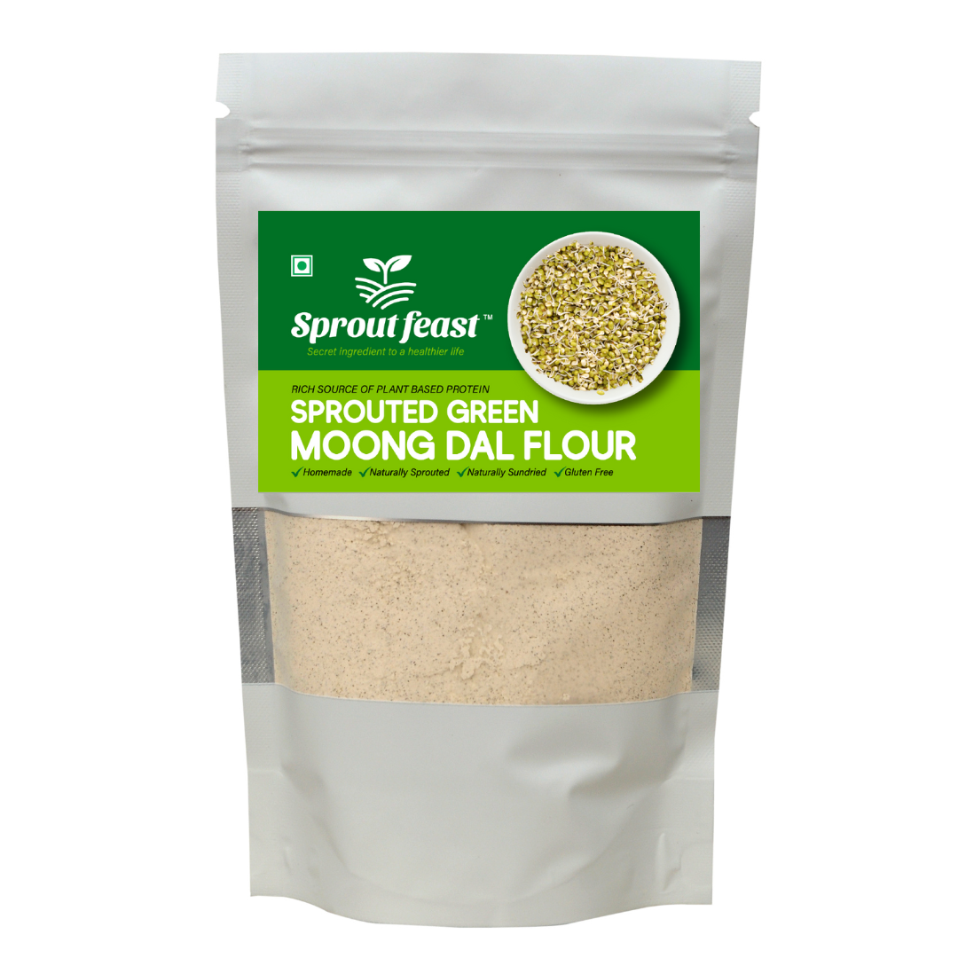 Sprout Feast Sprouted Green Moong Flour 400g