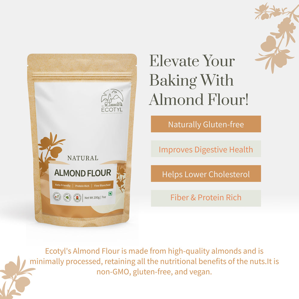Ecotyl Natural Almond Flour (Blanched) - 200g