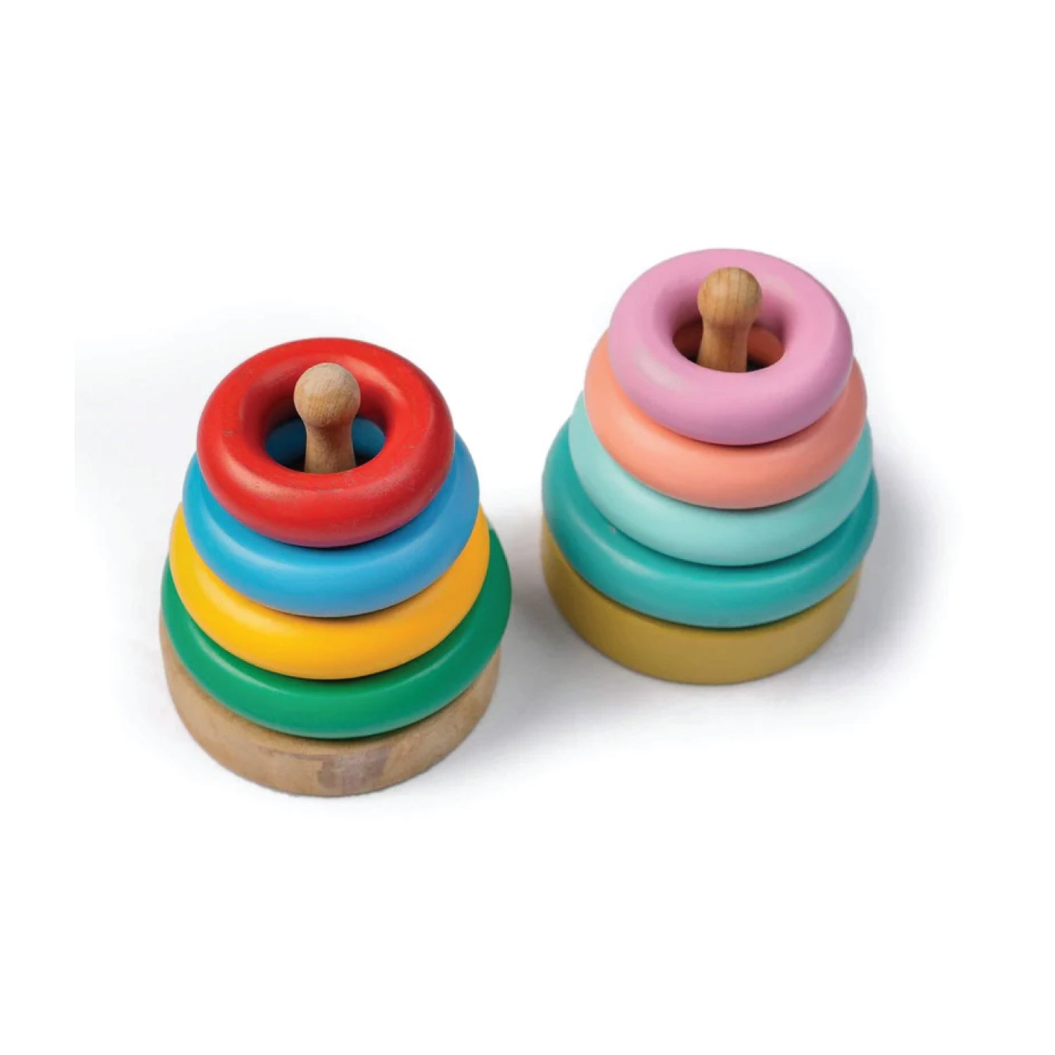 Woodbee Toys Ring Stacker (Pastel)