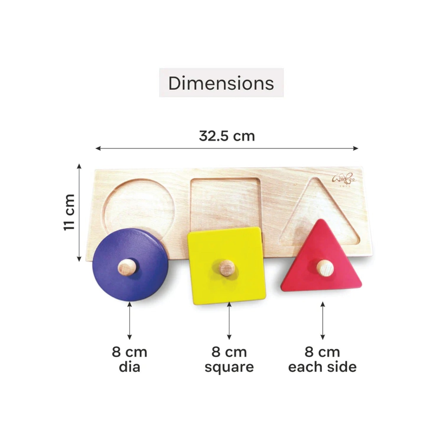 Woodbee Toys Shapes board