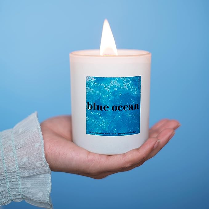 Sosa Candles Blue Ocean Scented Candles For Home Decor and Decoration