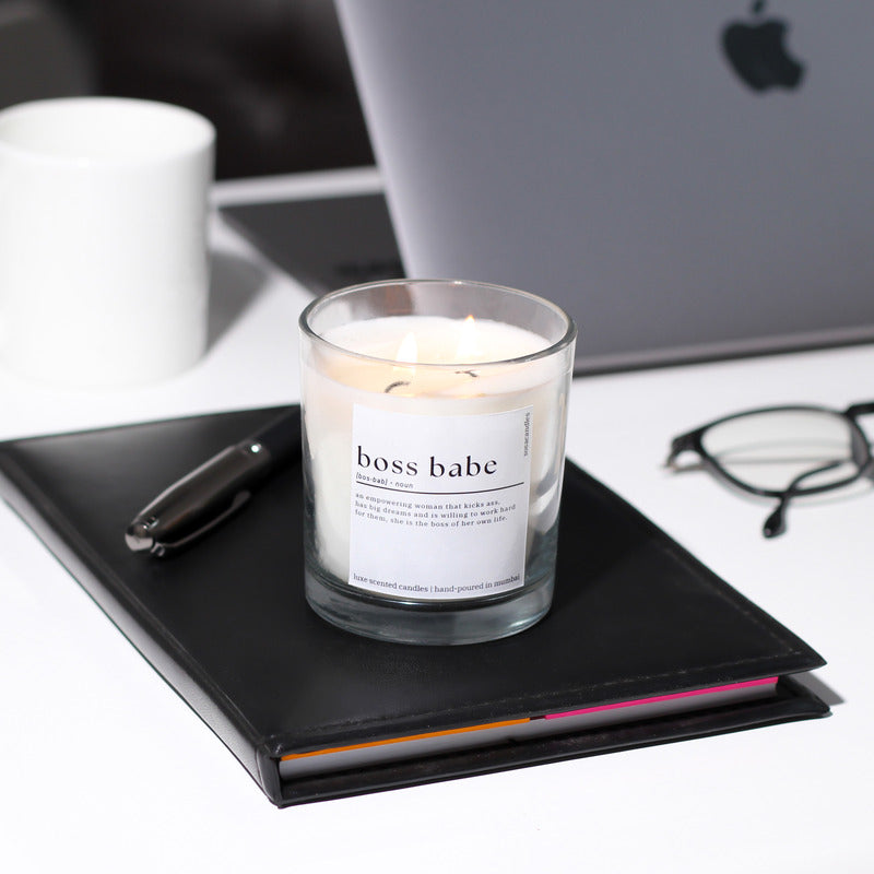 Sosa Candles Boss Babe Scented Candles For Women | Womens Day Gift Set | Candles For Gifting