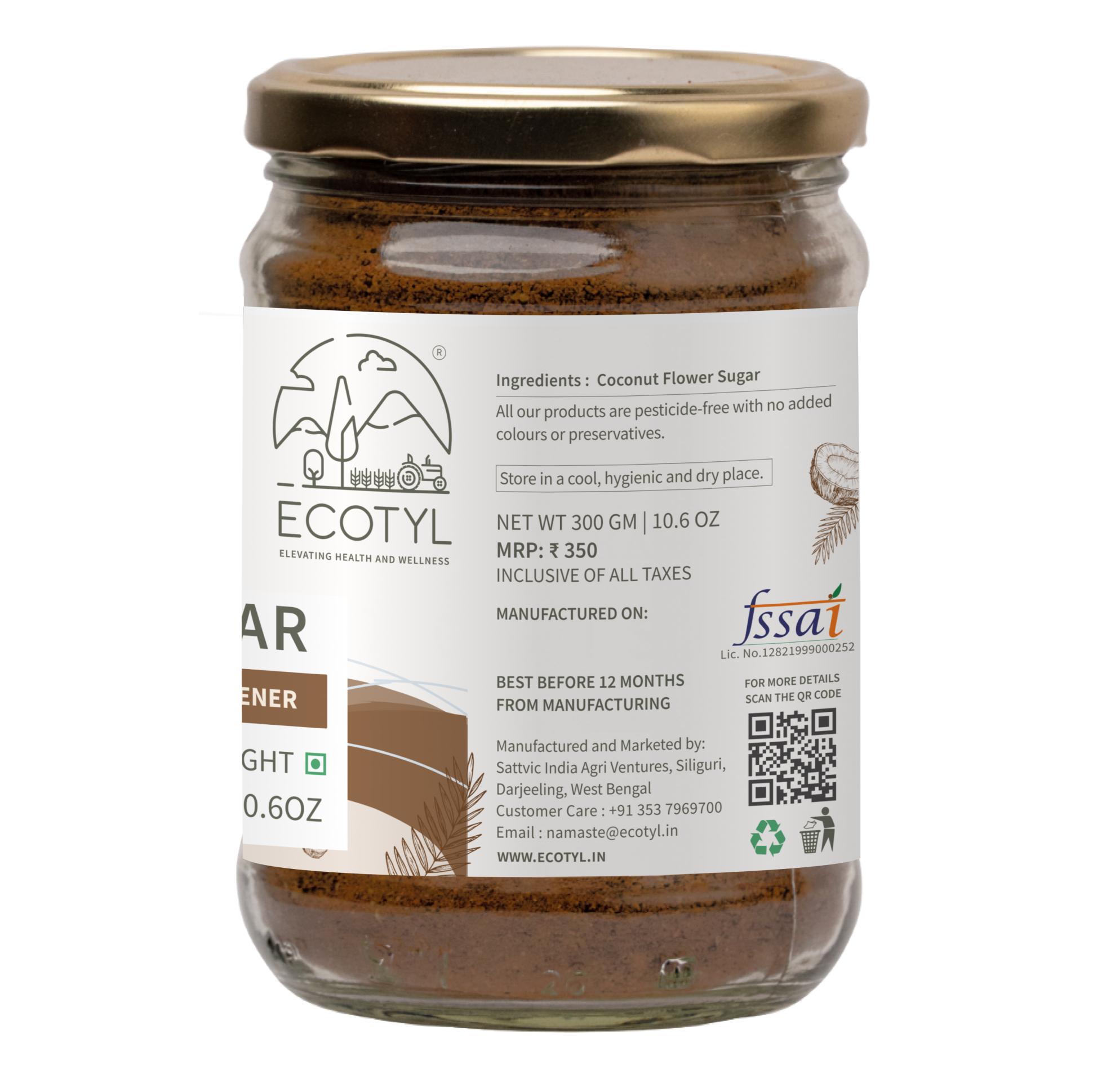 Ecotyl Coconut Sugar | Blossom Sugar | Natural Sweetener | 300g