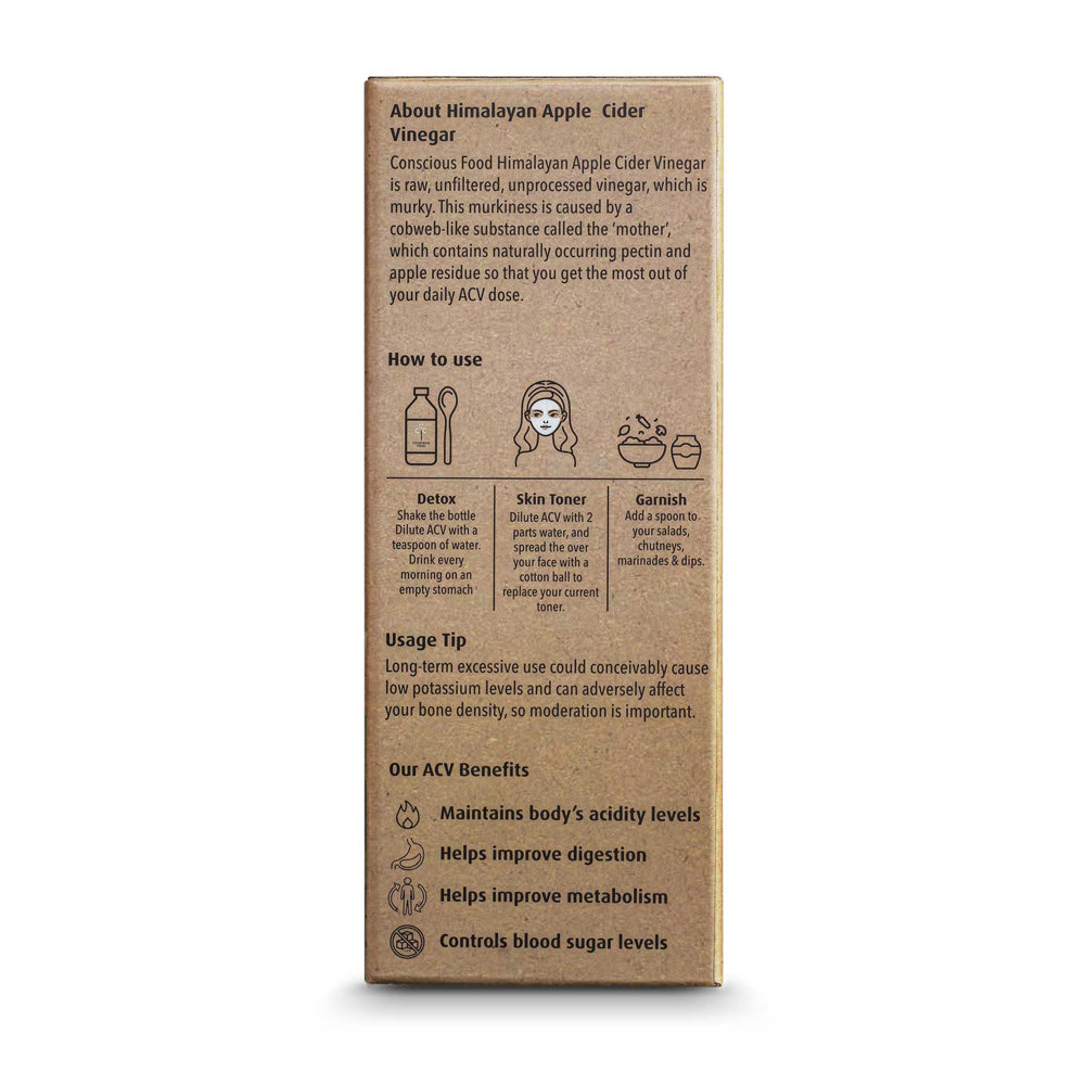 Conscious Food Apple Cider Vinegar 500ml
